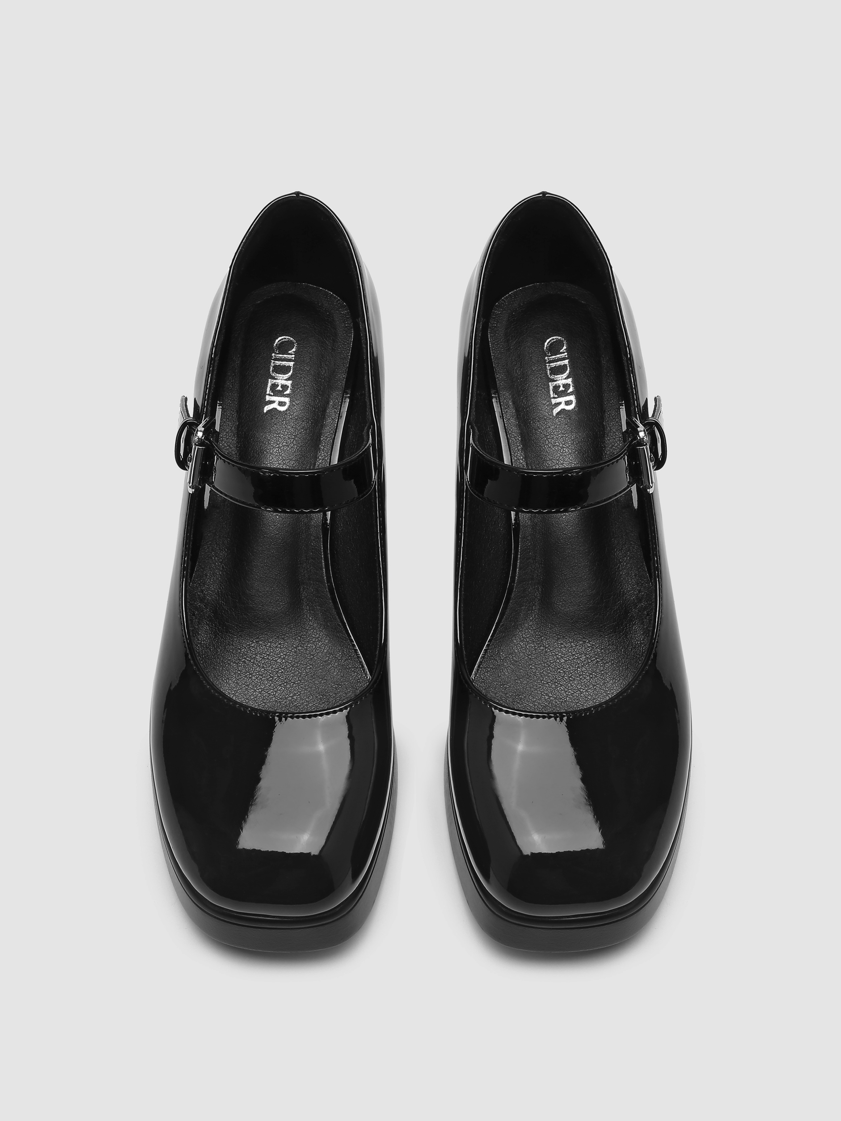 Classic Chunky Heeled Single Band Mary Jane Shoes For Daily