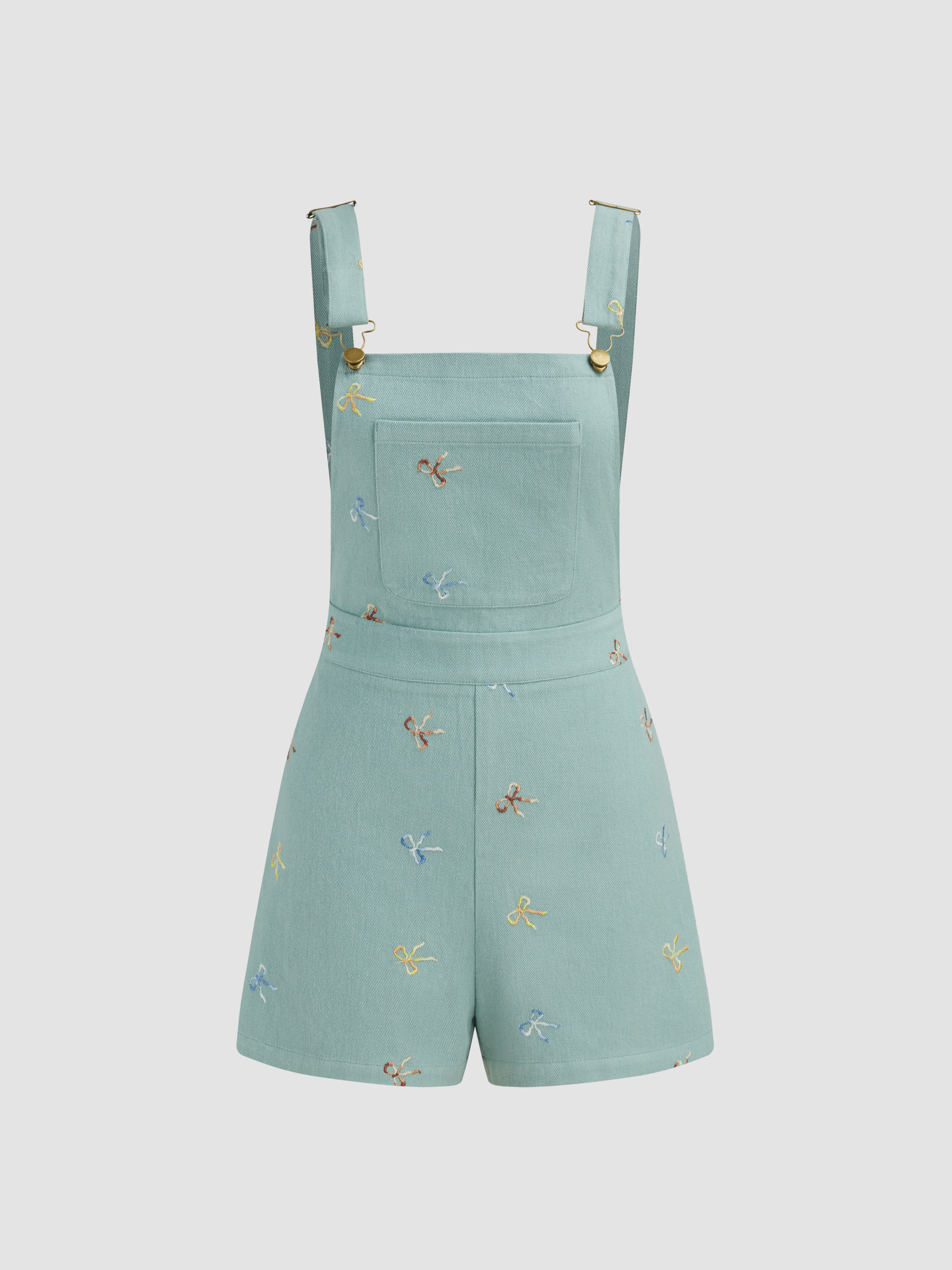 Square Neck Crisscross Romper main image 0