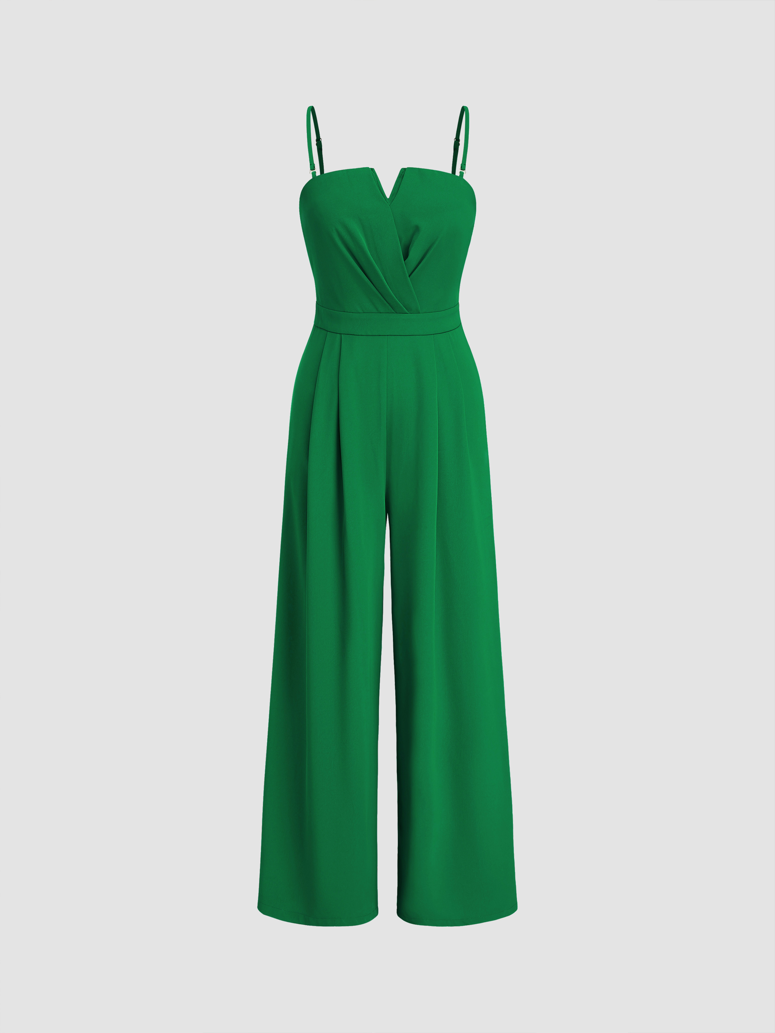 専用出品です。 independent　green clothing　26.5 Kelly Green Strapless Wide Leg Front Tie Jumpsuit | Lime
