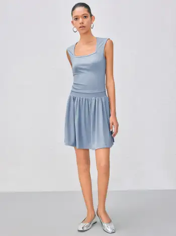 Knit Bowknot Tube Top With Long Sleeve Crop Shrug