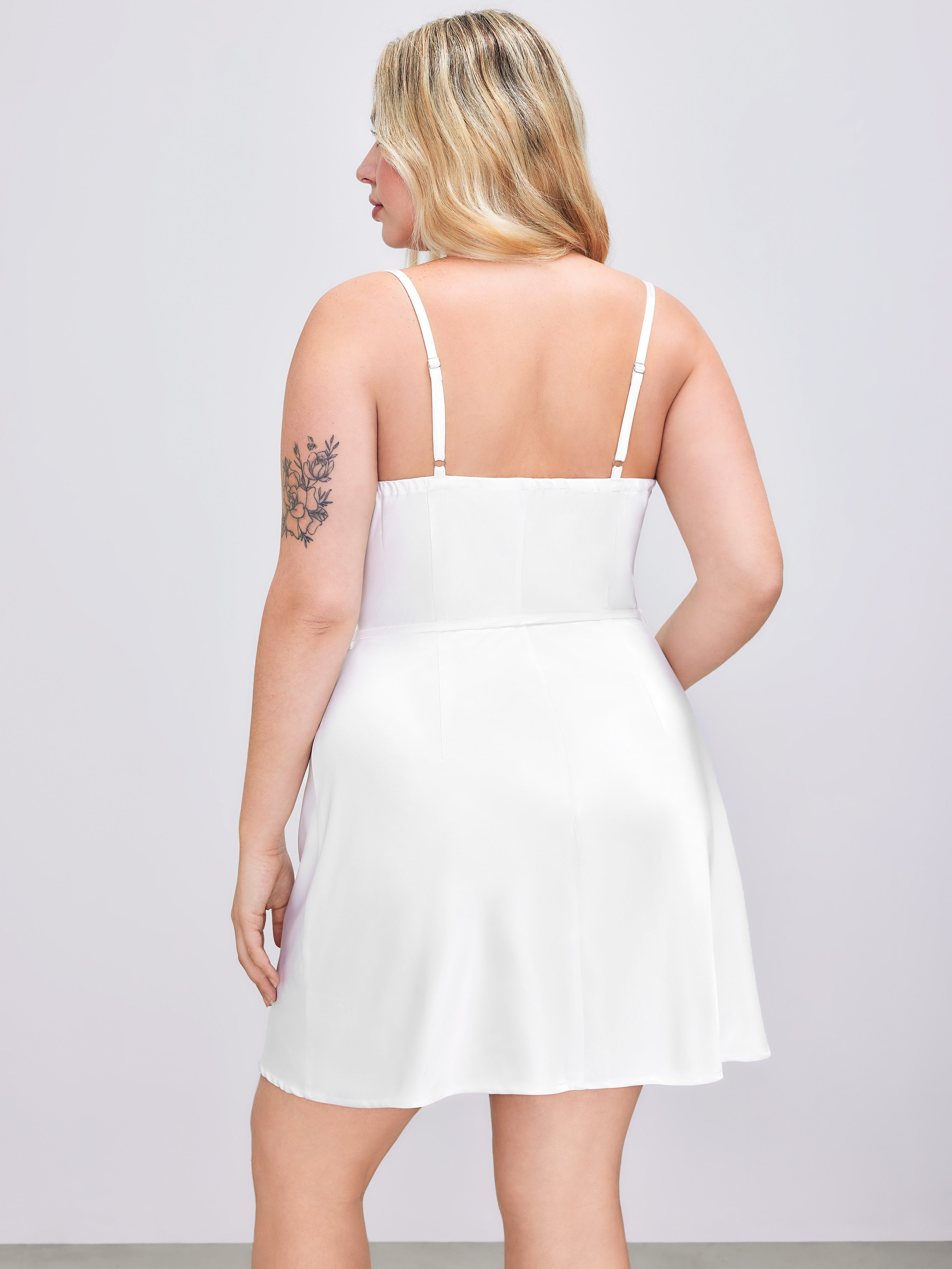 corset mini dress with sleeves MissJophiel Corset Long Puffy Sleeves Star Tulle Mini Dress Other color / Above Knee / US6