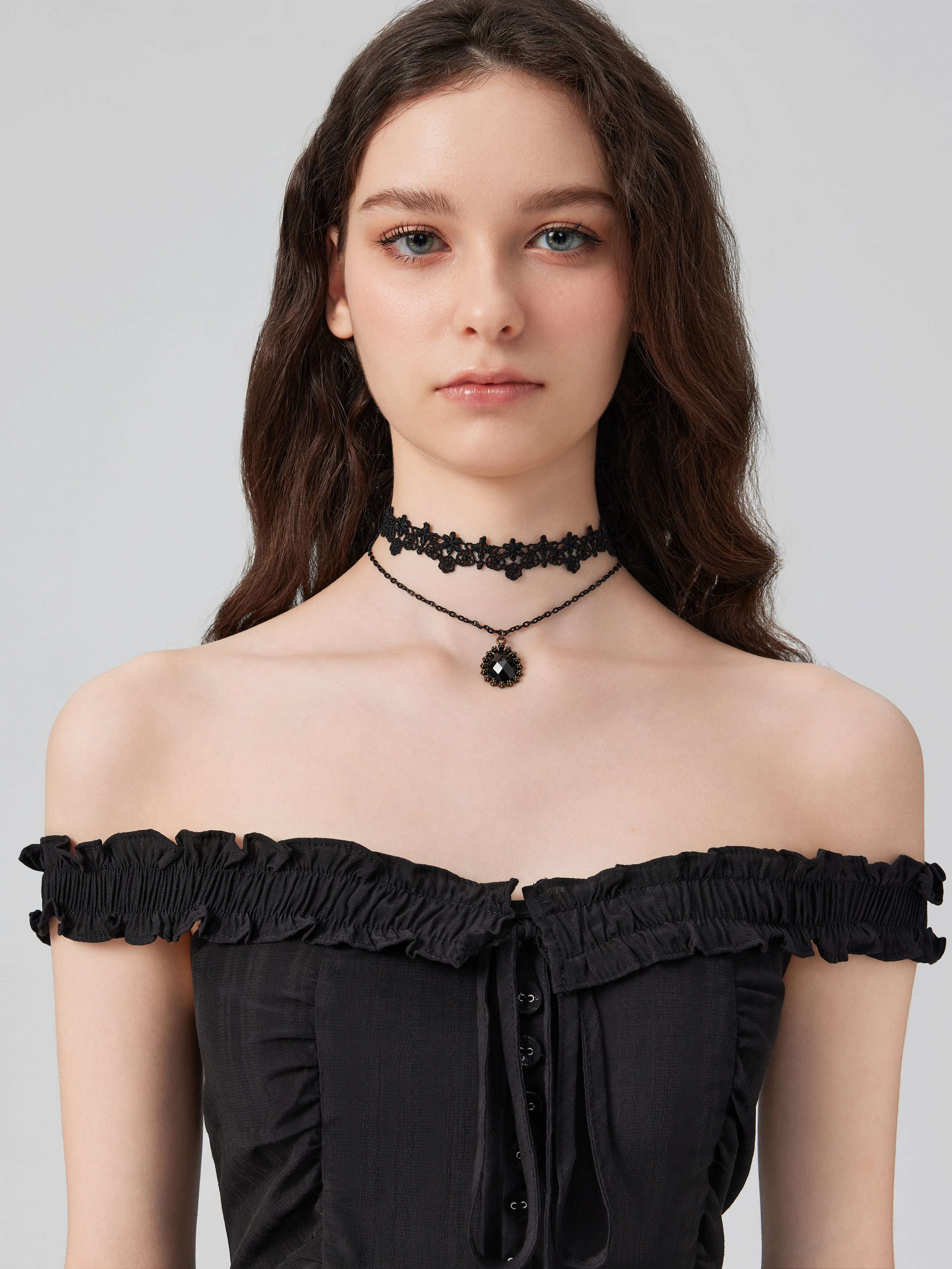 正規品 andmary Claire choker tops ANDMARY】Claire choker tops