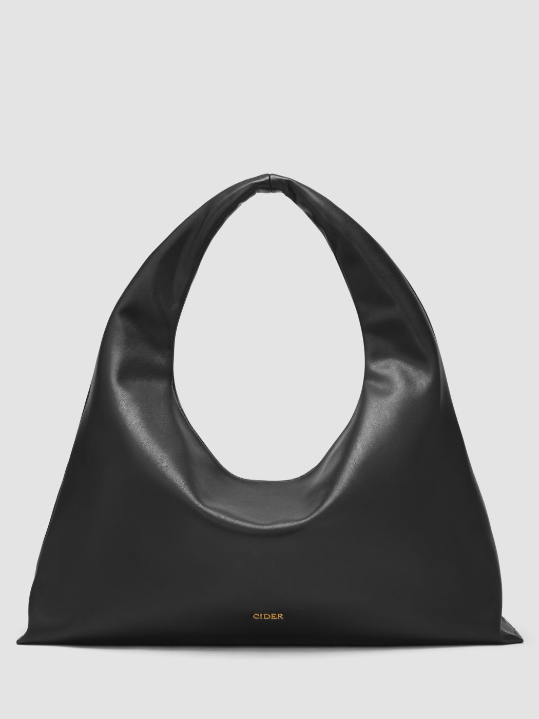 SOLID RECYCLED FAUX LEATHER  TOTE BAG