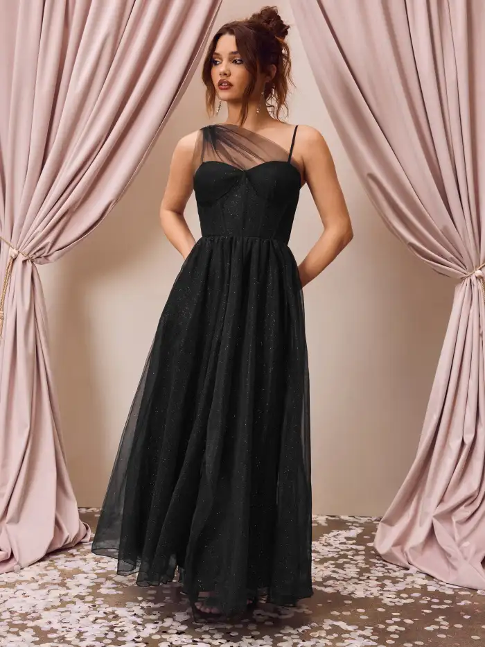 maxi dress for women for party Long Ruffled with Strappy Back White / Medium Quantity:Single lounge wear No-returns:2025-07-30_2025-08-05 GAL EMBROIDERY PEPLUM MAXI