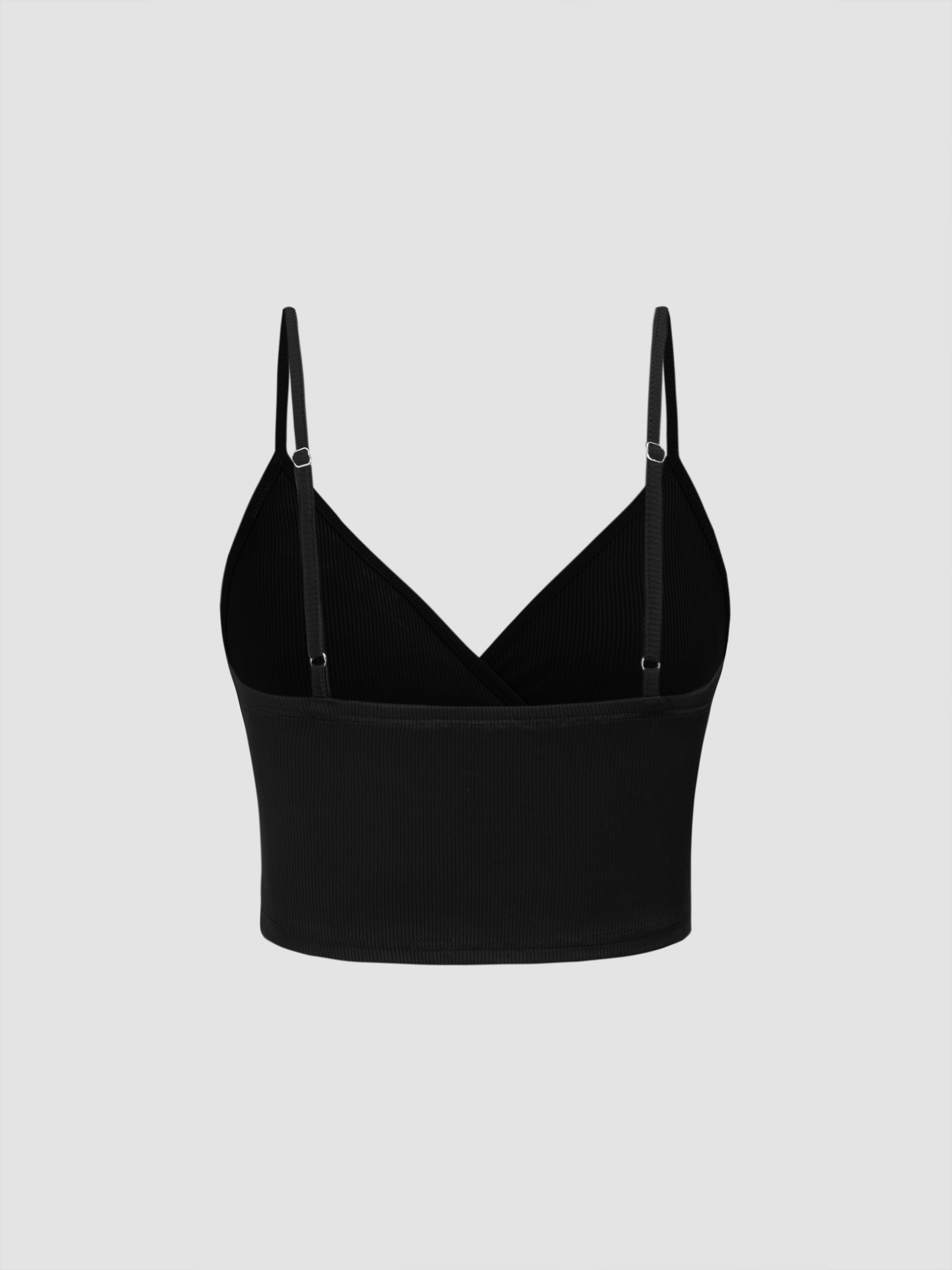 Mesh High Neck Solid Tank Top & Crop Cami Top