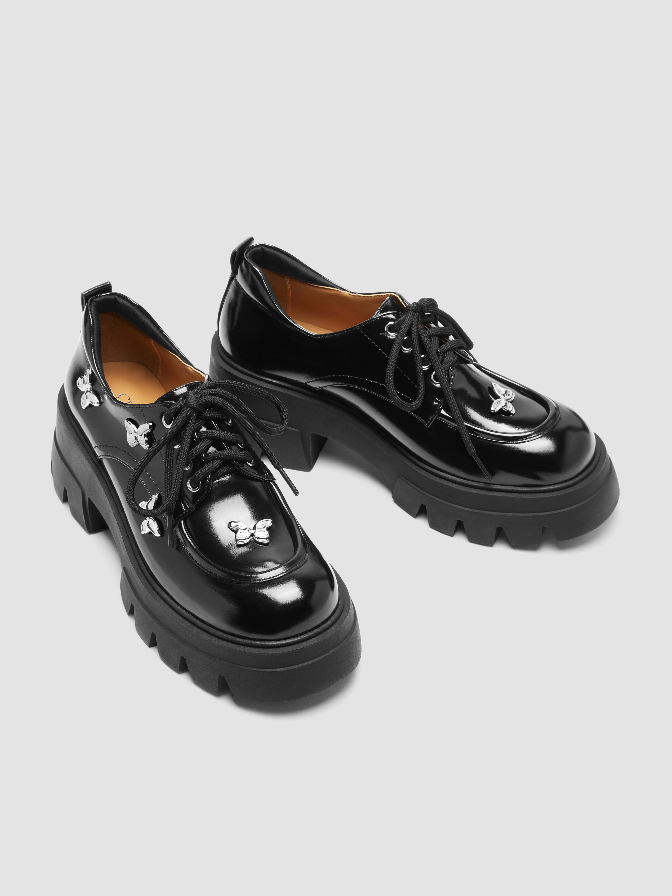 フラットシューズ ^fri fla^ ljh7076 square laceup loafers 2colors 5009812581 1711691906000-iGQejB.jpg