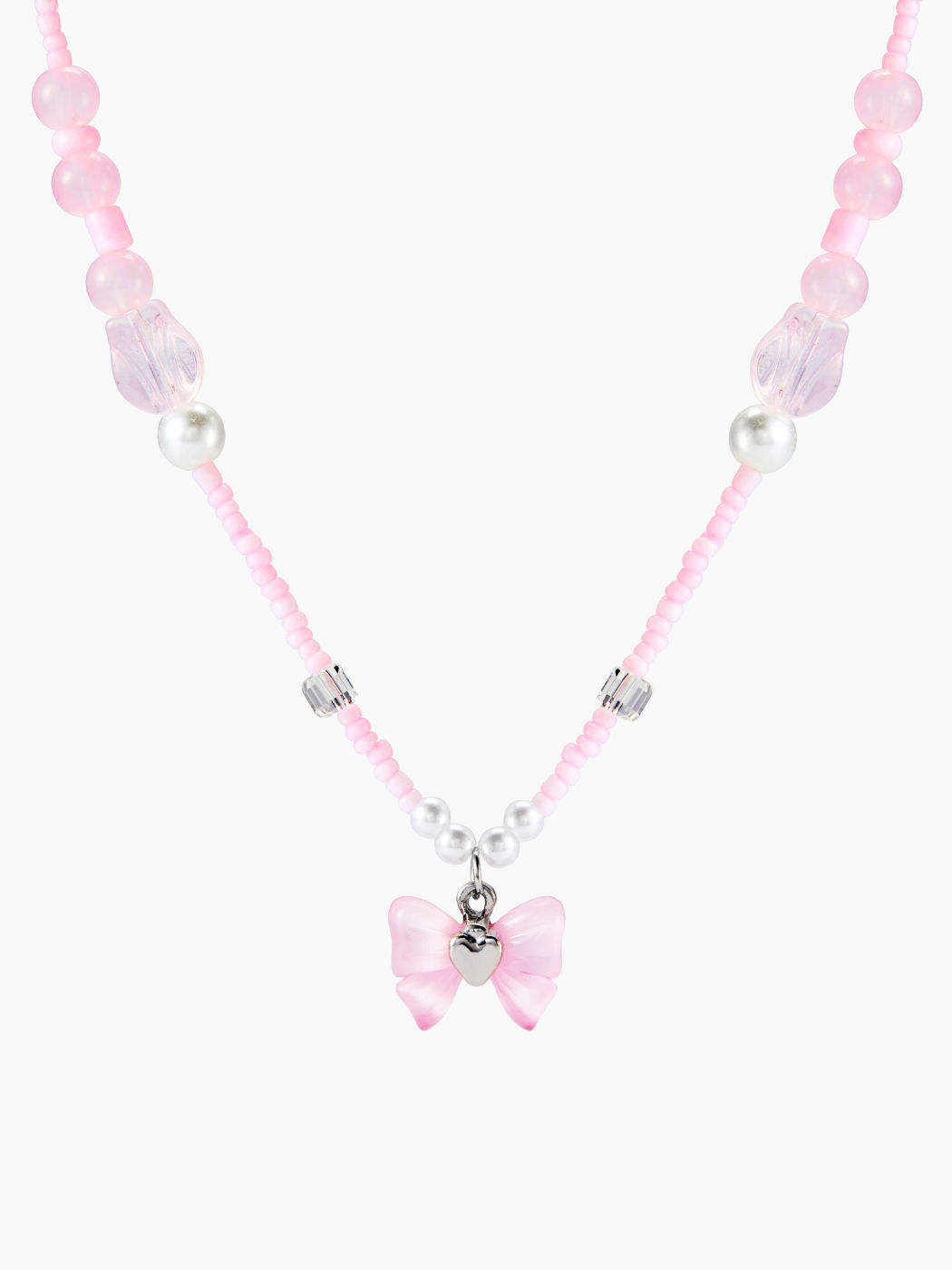 BEADED BOWKNOT NECKLACE