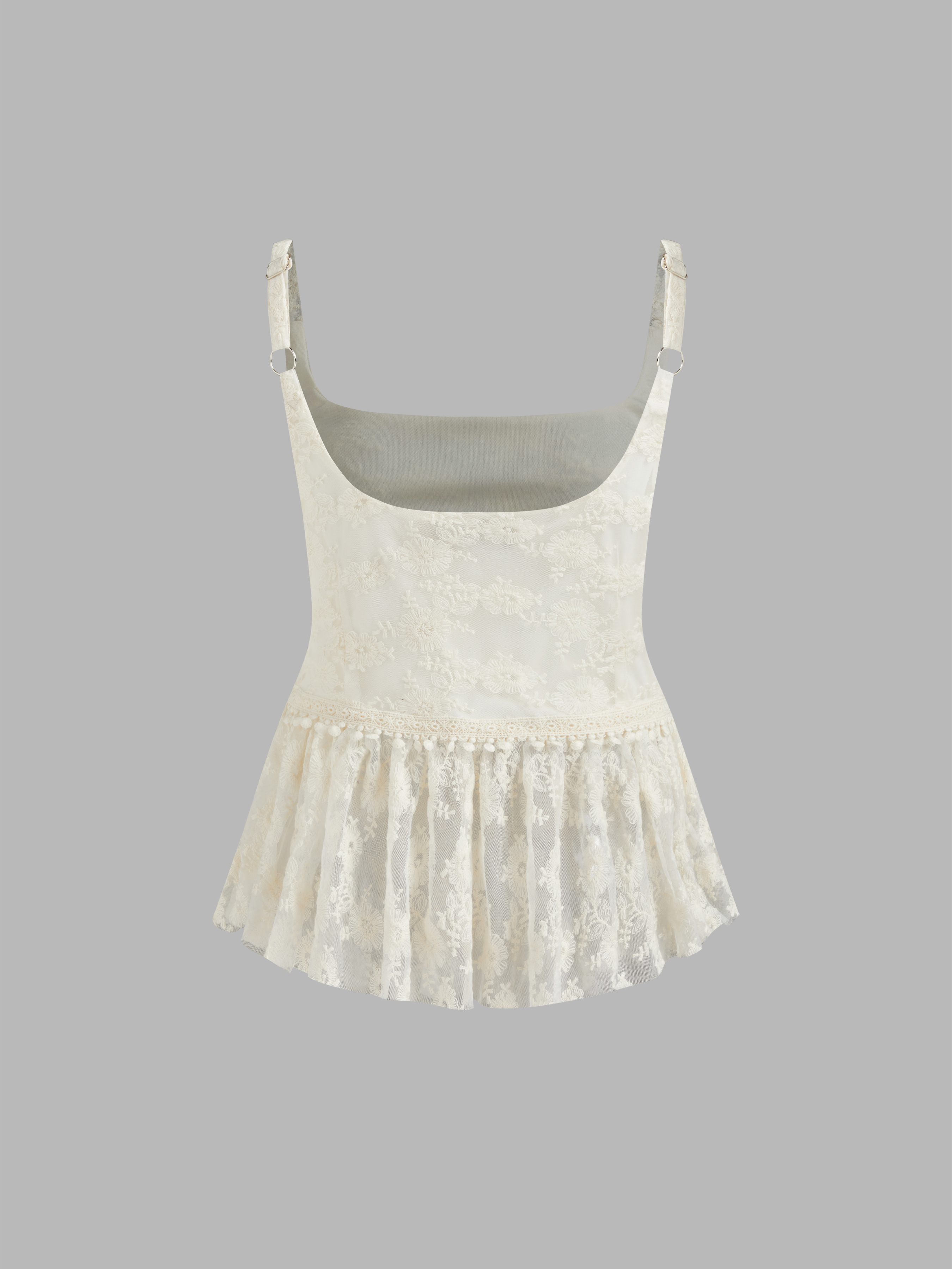 ✓最安値 THEREDTHREAD S circle camisole lace THEREDTHREAD
