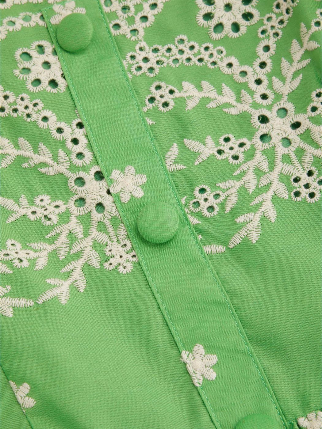 Gewebtes Quadratisches Hals Blumenstickerei Maxikleid