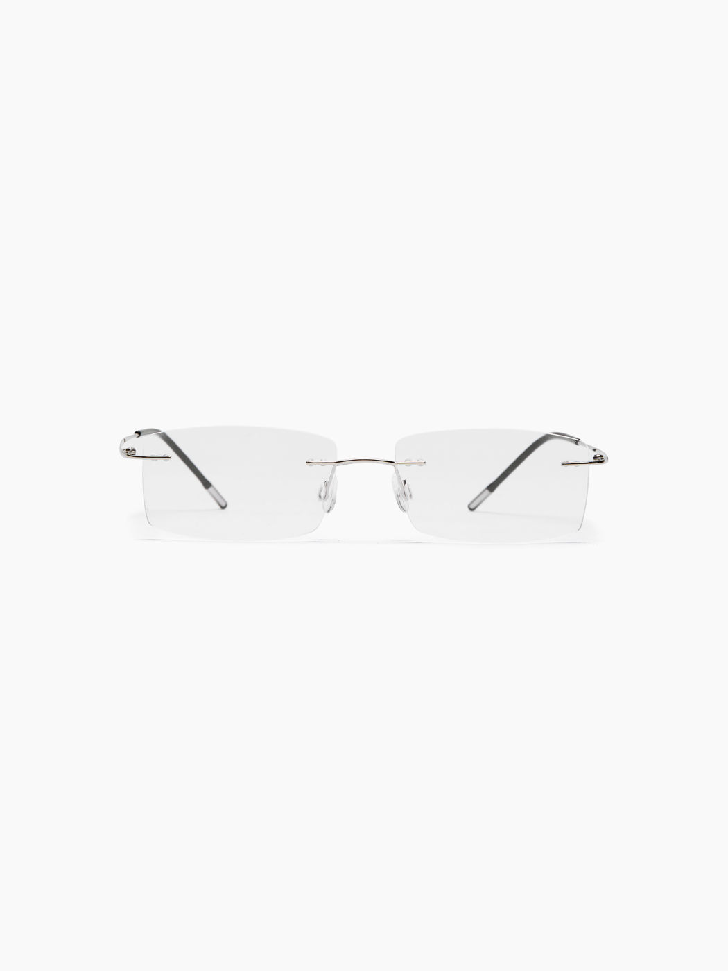 Quadratische rahmenlose Brille