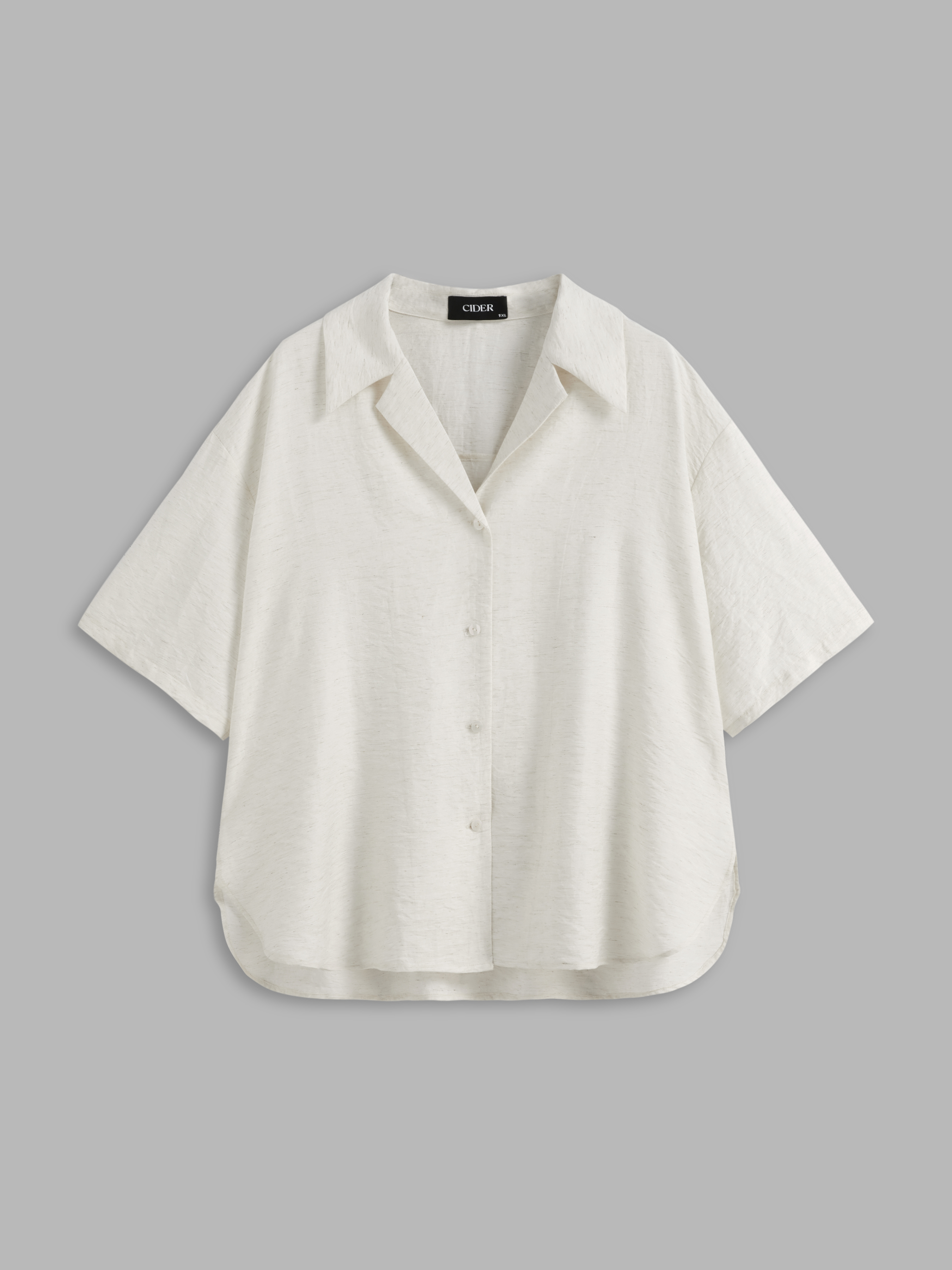 『Cider』コットン混紡 グラフィック サイドストライプ Tシャツ CIDER半袖Tシャツ
