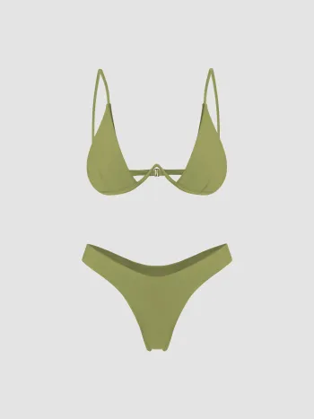Sea Underwire Bikini Set
