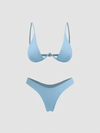 Set bikini mare con ferretto