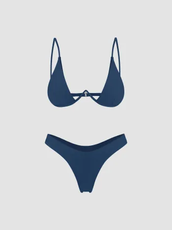 Sea Underwire Bikini Set