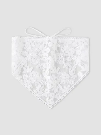 FLORAL LACE HEADSCARF