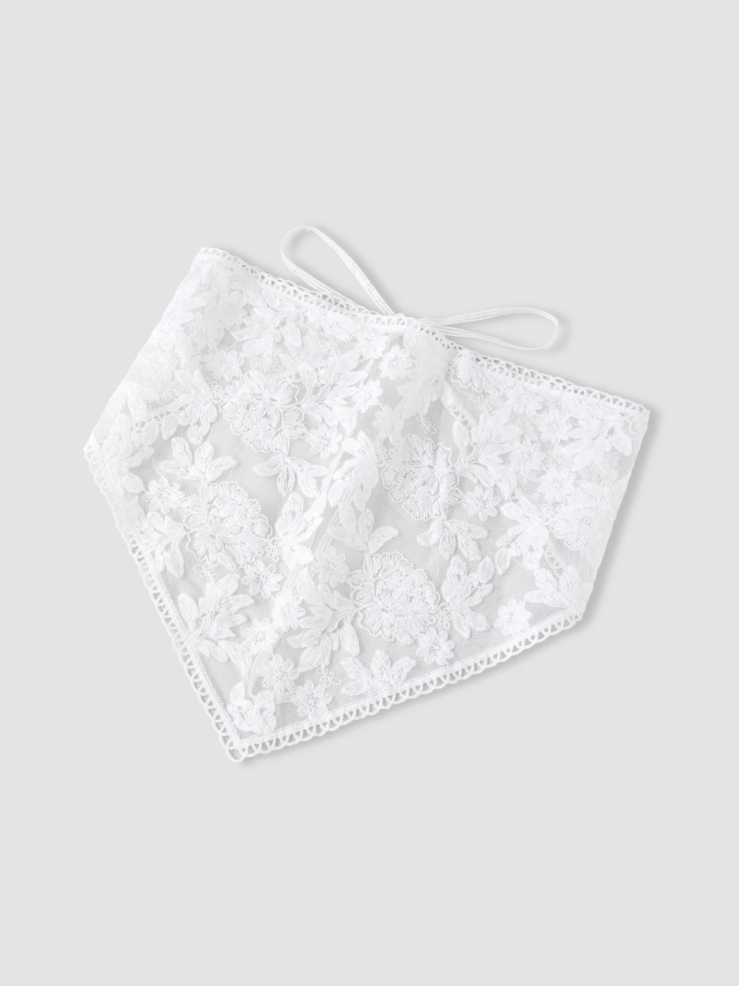 FLORAL LACE HEADSCARF