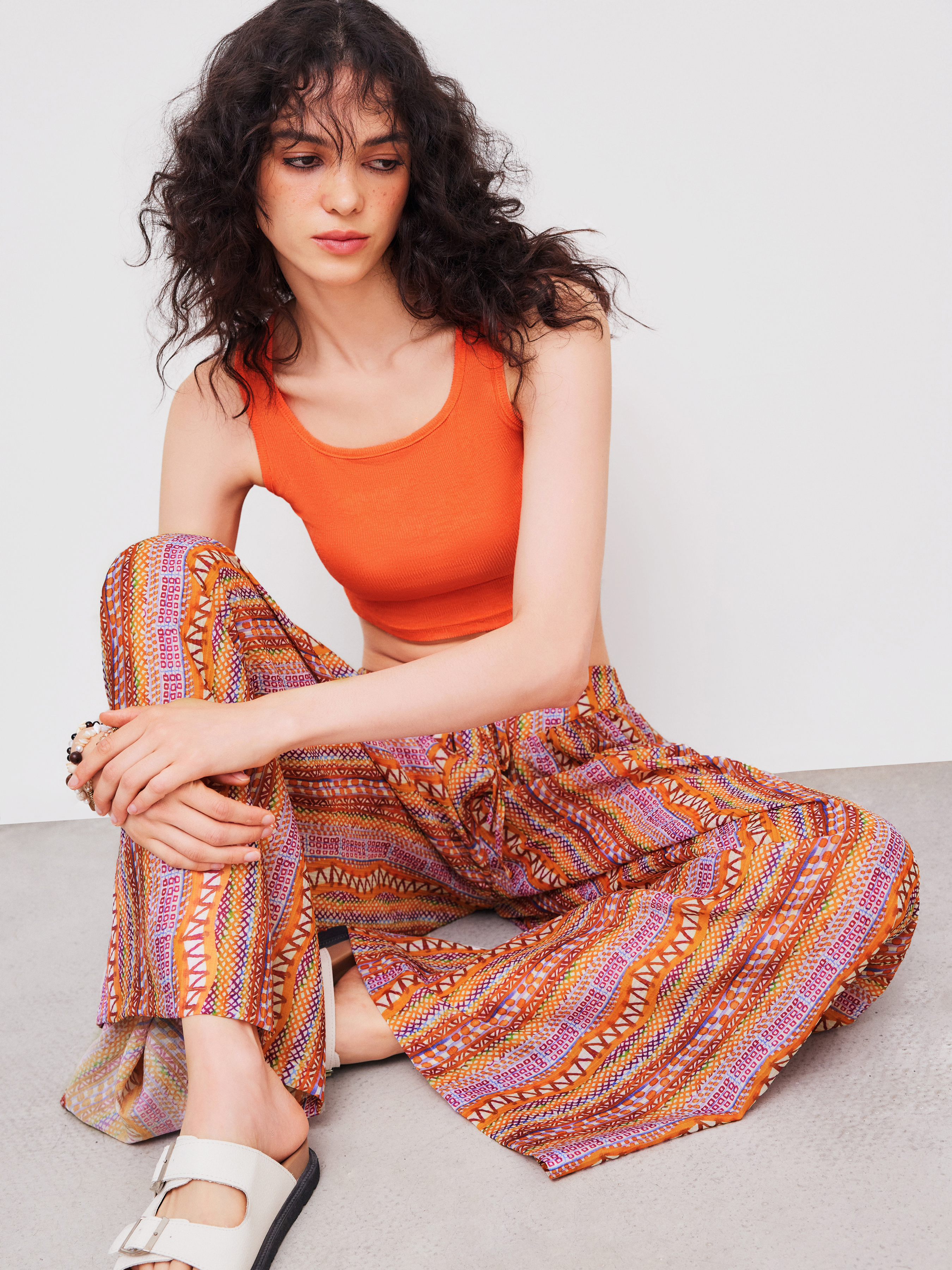 THE RIB WIDE LEG CROP PANT – STILLWATER