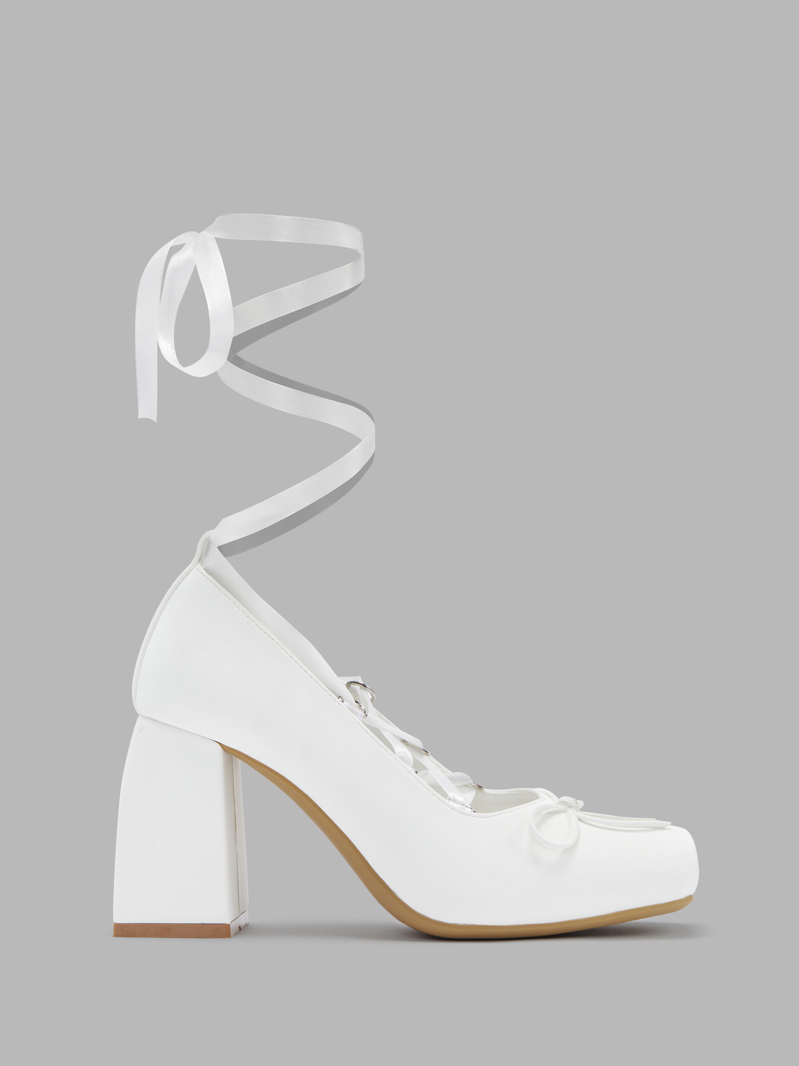 バレエサテンリボンメリージェーンヒール For デート 結婚式