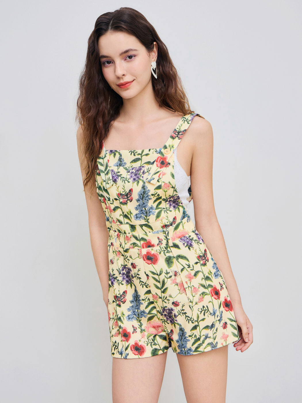 STAY ON YOUR MIND WOVEN ROMPER