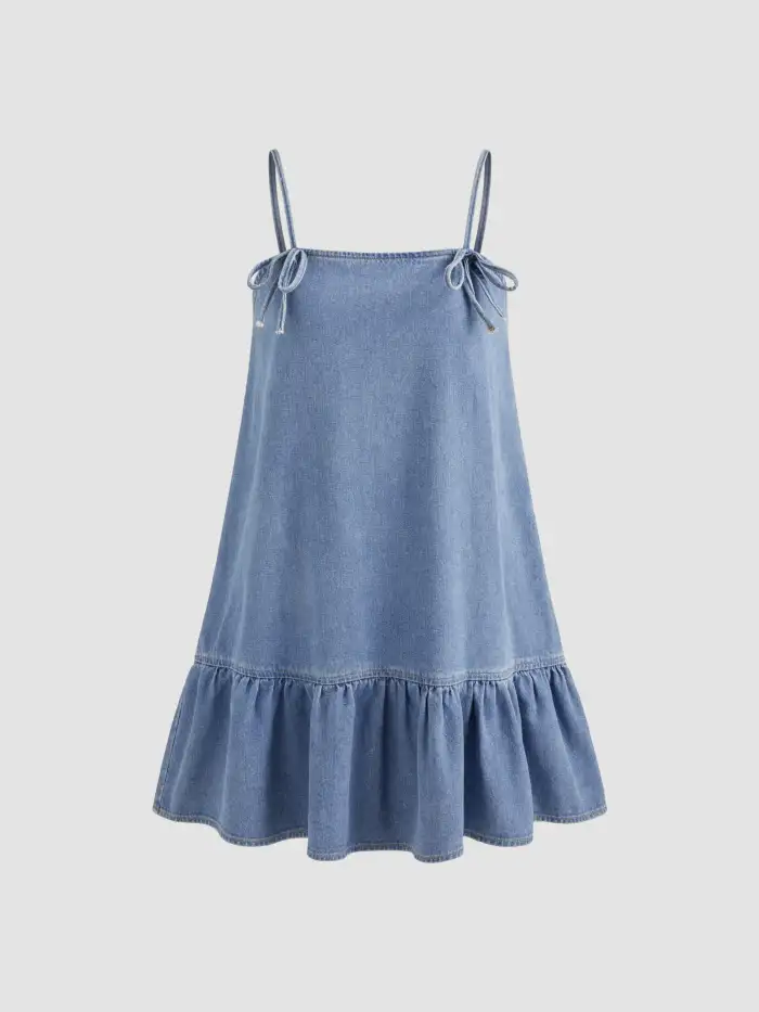 fairy doll dress up Denim Skater Mini Dress Medium main image 1