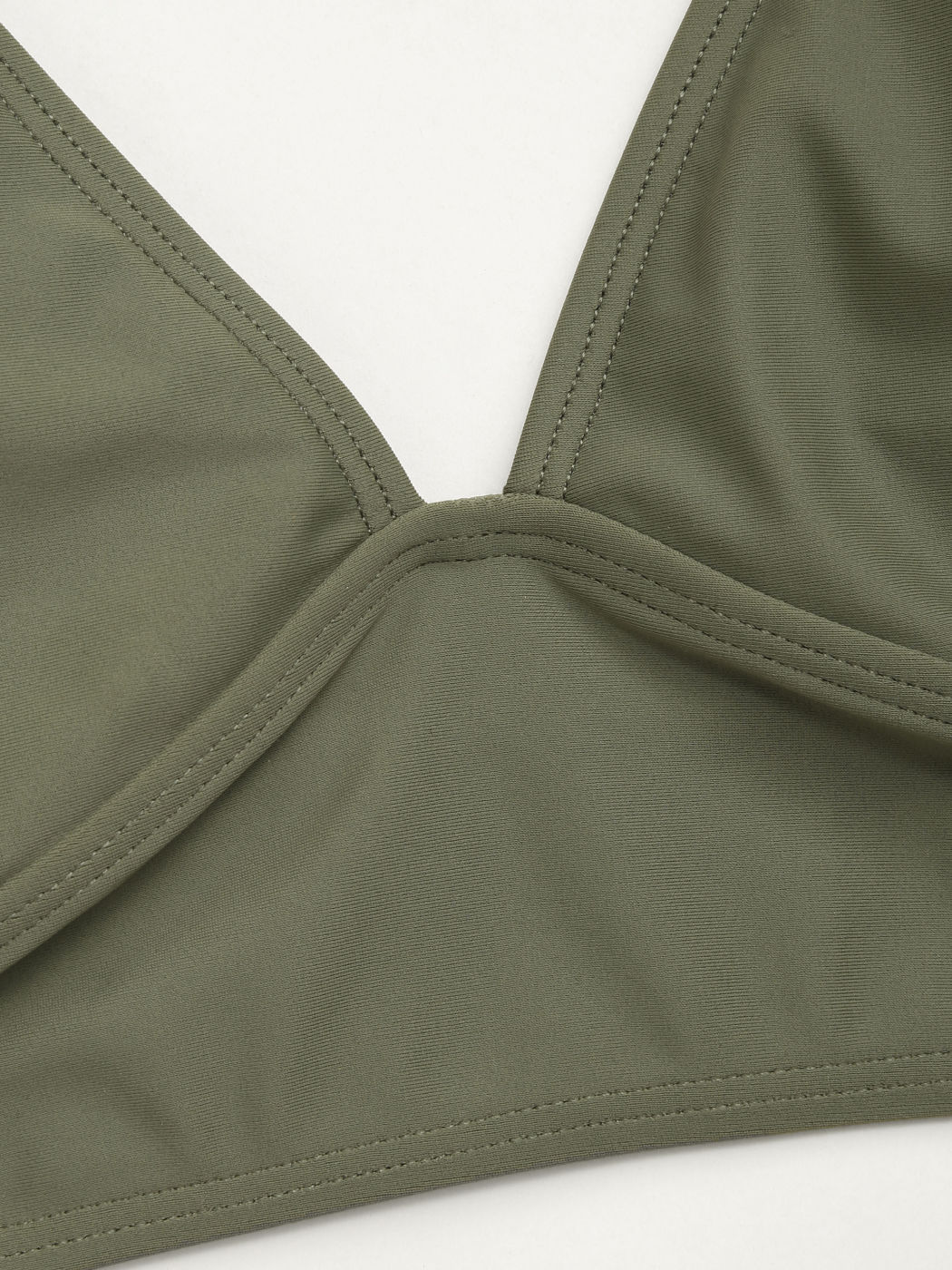 Costume da bagno con scollo a V e braccialetto solido per il controllo della pancia Curve e Plus