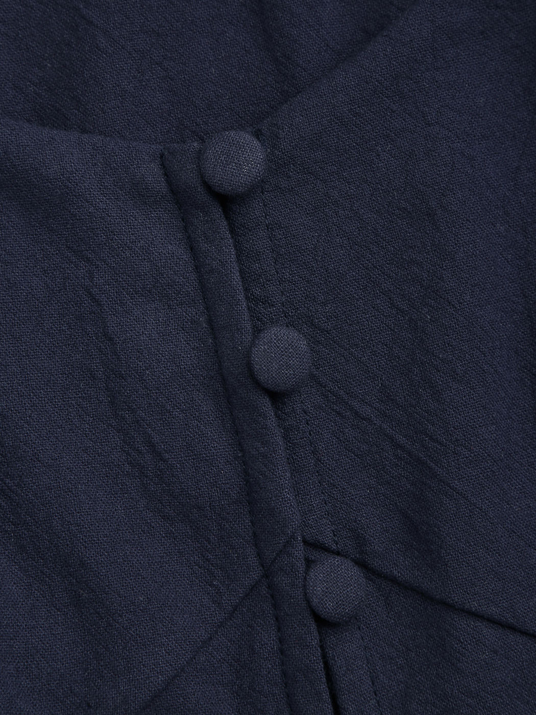Rundhalsausschnitt Solid Korsettknopf Crop Top