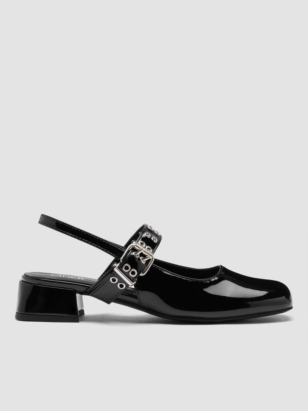 BUCKLE SLINGBACK MARY JANE SHOES
