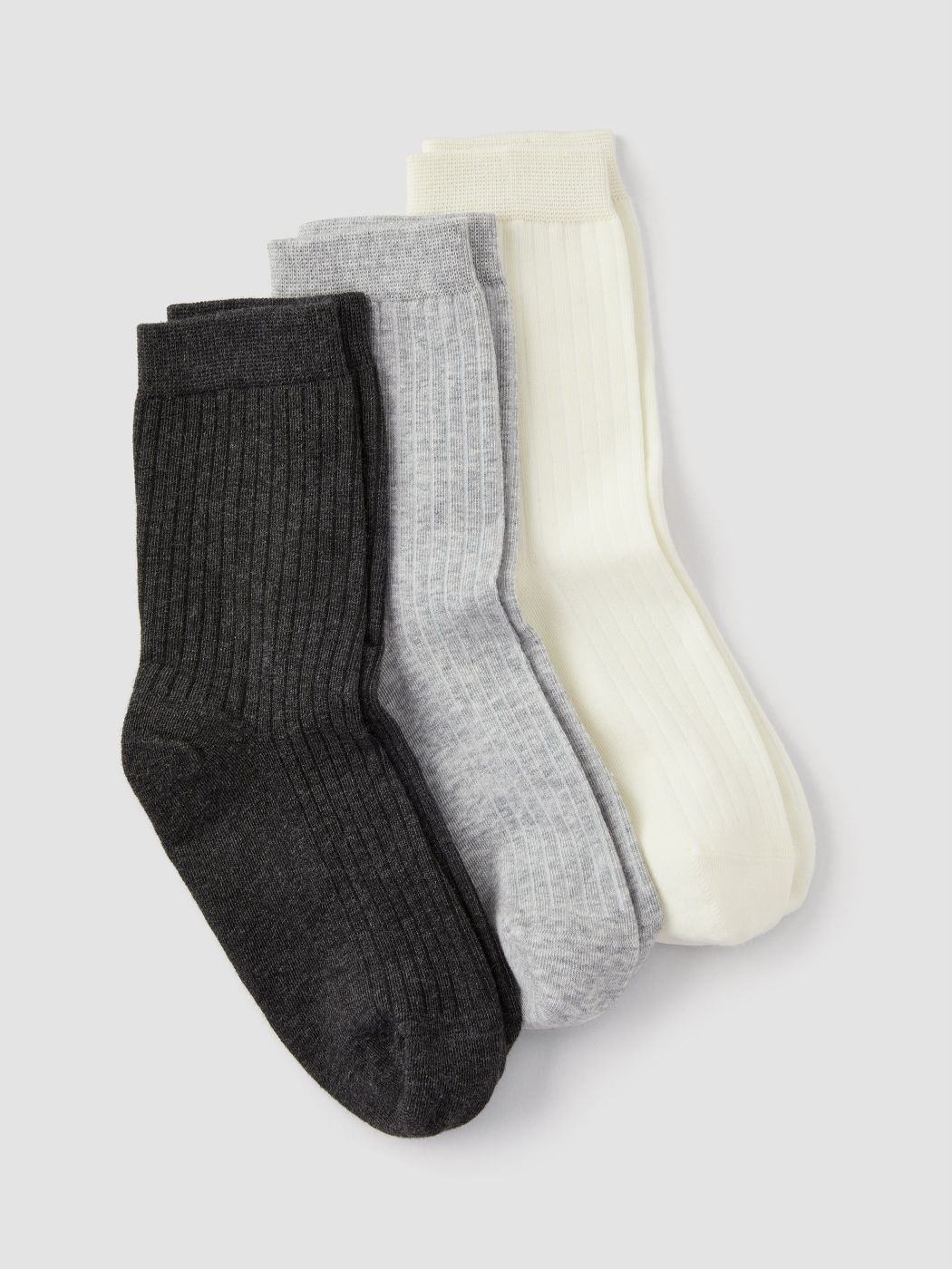 3 PAIRS COTTON CREW SOCKS