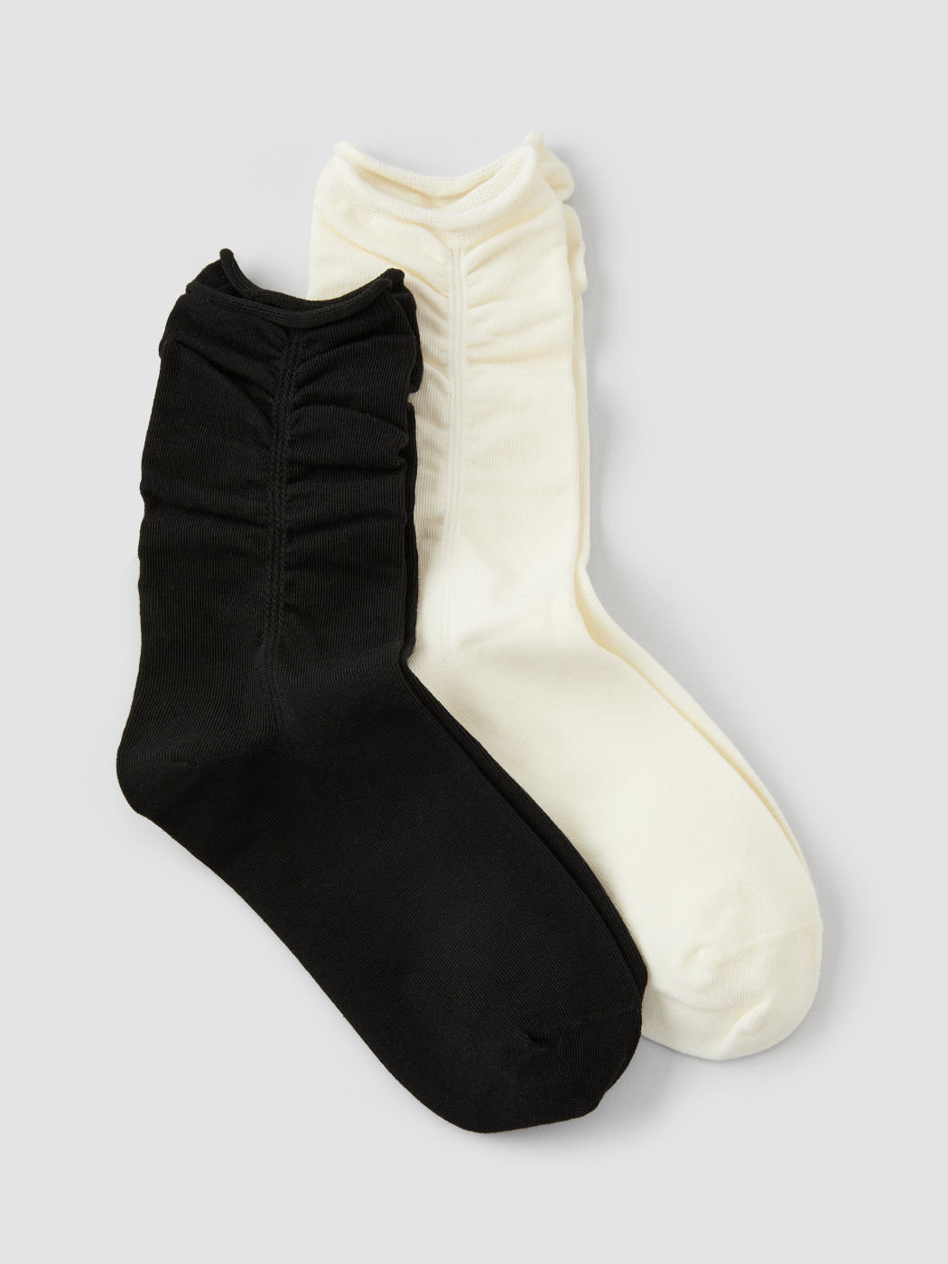 2 PAIRS COTTON CREW SOCKS
