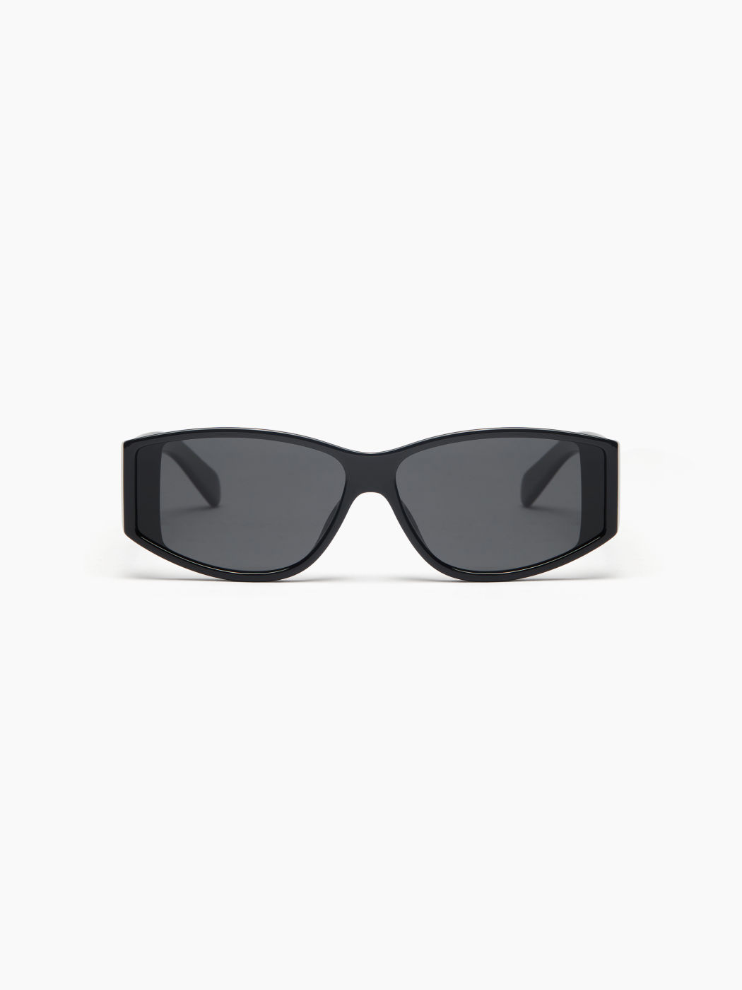 D-FRAME SOLID SUNGLASSES