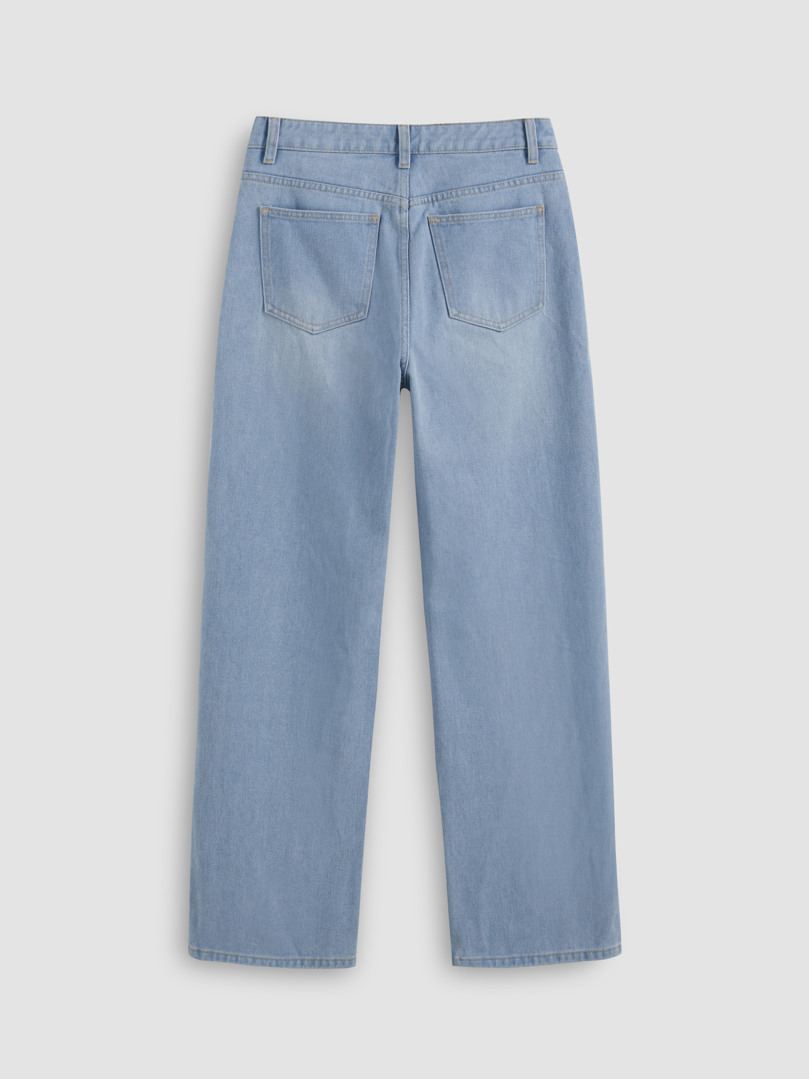 Western Outfits Preppy denim Denim Denim High Waist Pocket