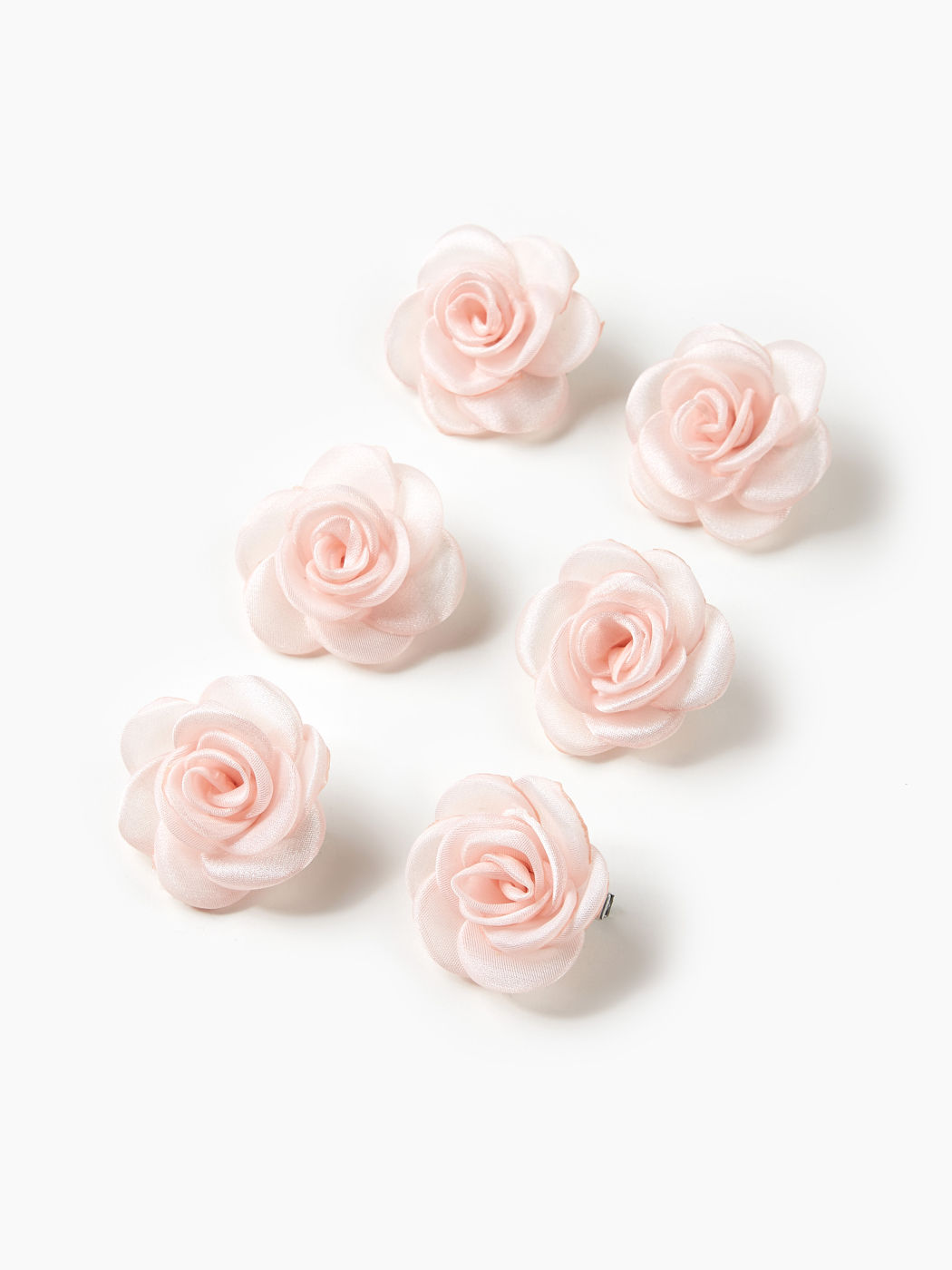 6PCS ROSEN HAARSPANGEN
