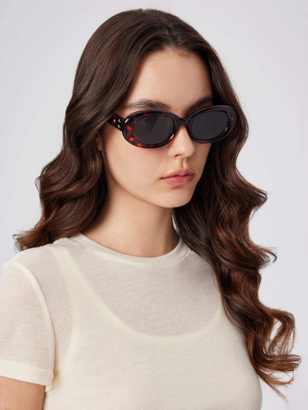 Cat Eye Occhiali Vista Leopardati OCCHIALI DA SOLE OVALI LEOPARDATI