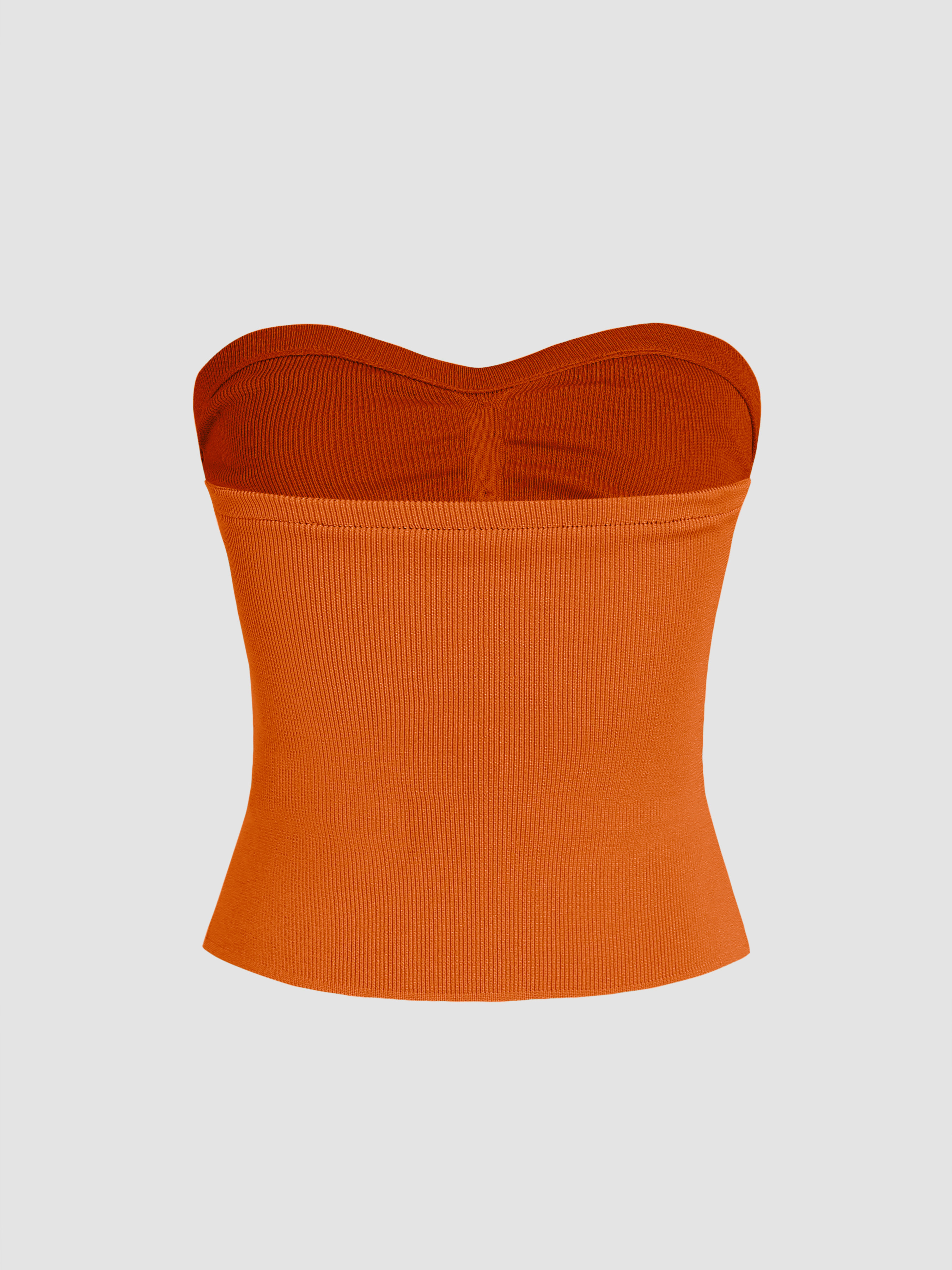 Knit Fabric Faux Pearl Split Ruched Knit Crop Top For Date
