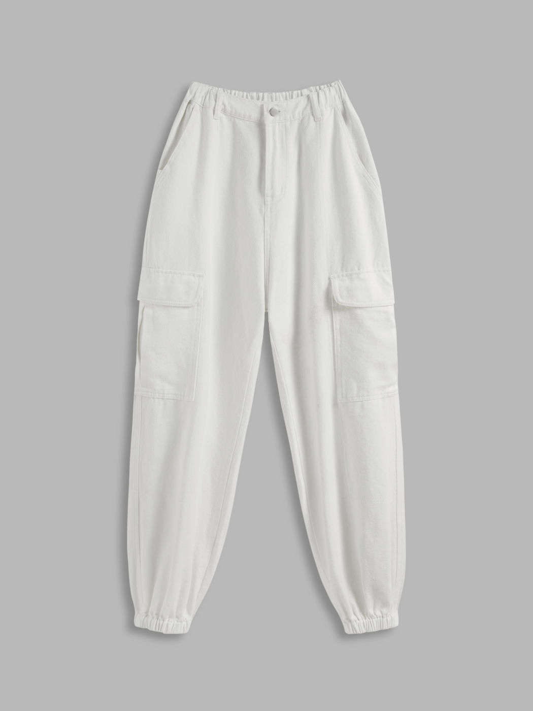  Stitch High Waist Cargo Jeans