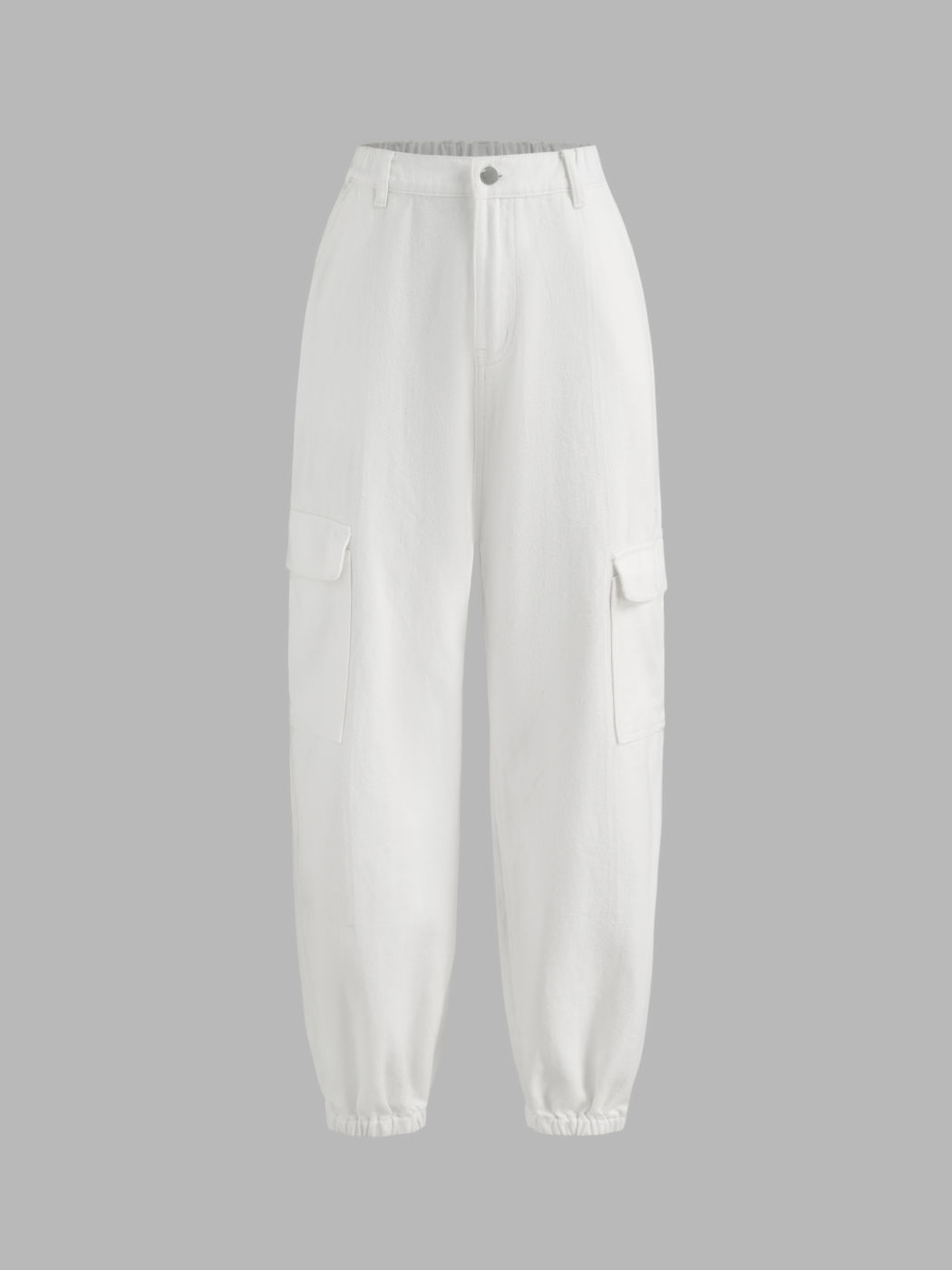  Stitch High Waist Cargo Jeans