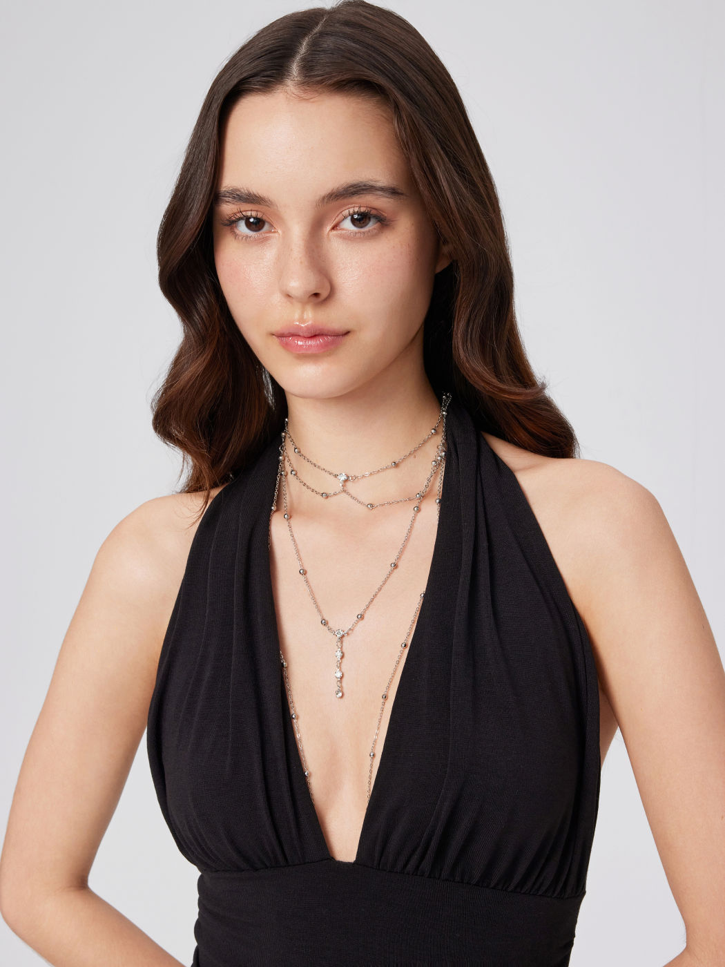 RHINESTONE DECOR BODY CHAIN