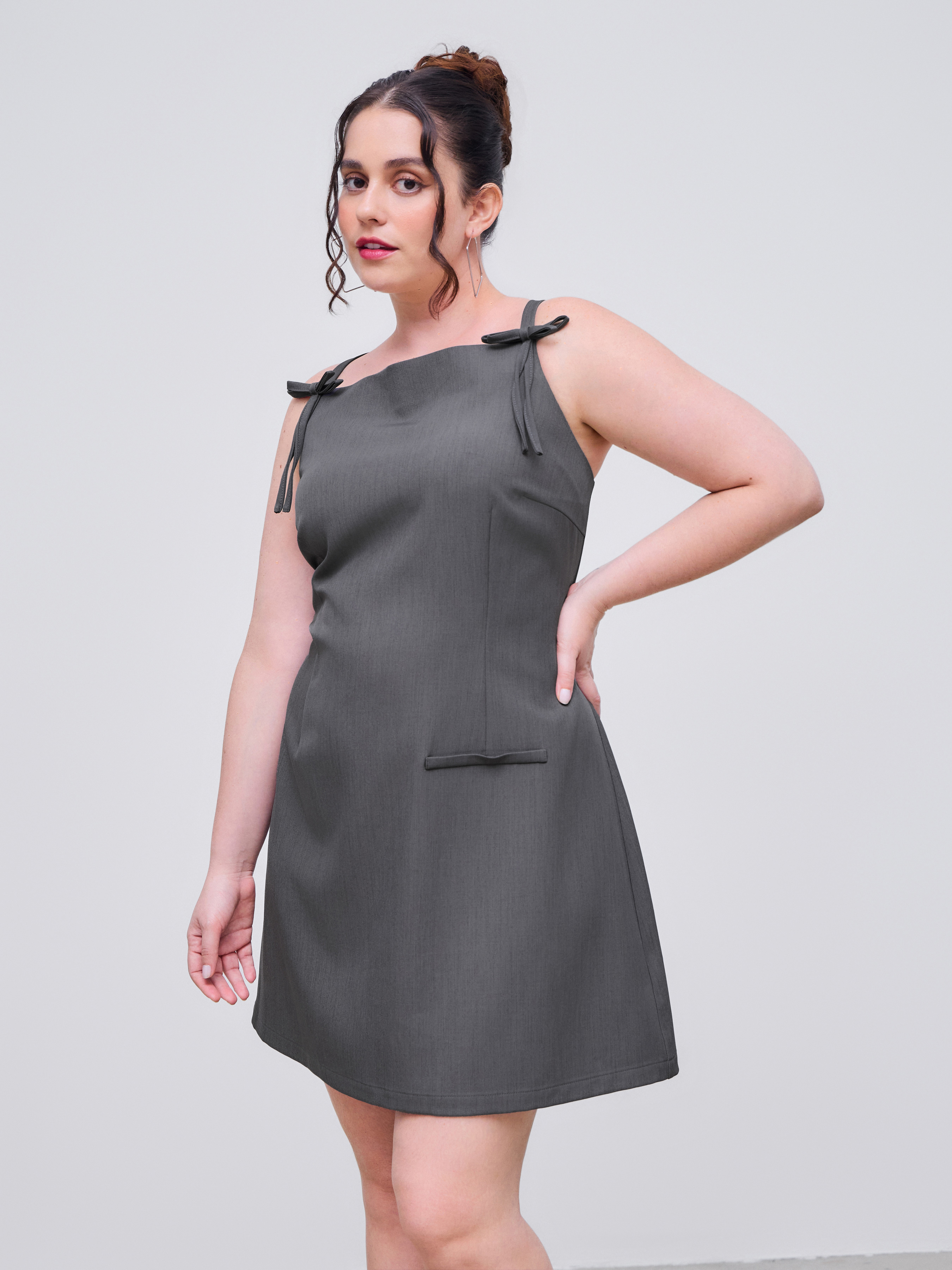 Bowknot Pattern Mini Dress main image 0
