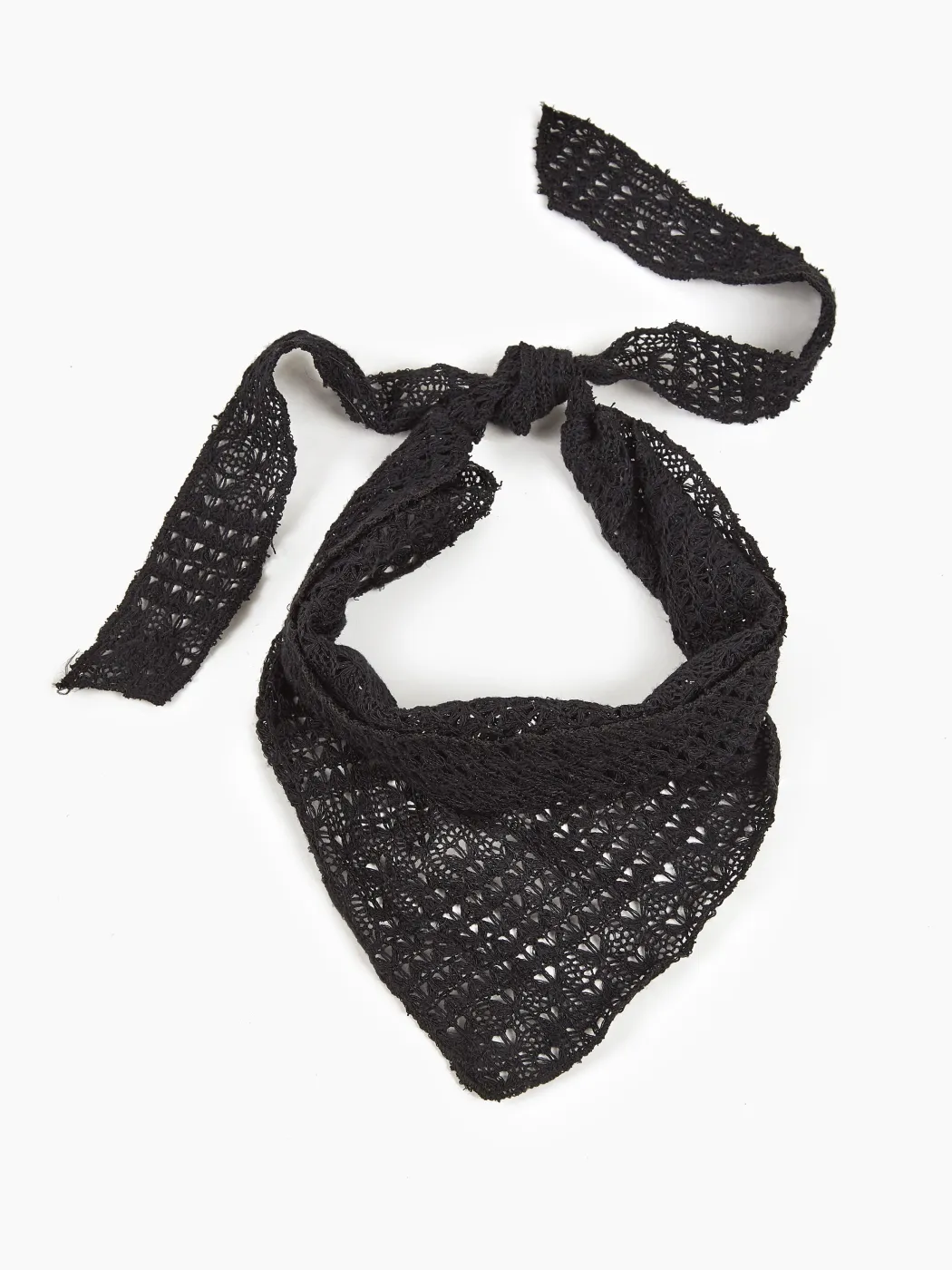 EINFARBIGES STRICKKOPFTUCH