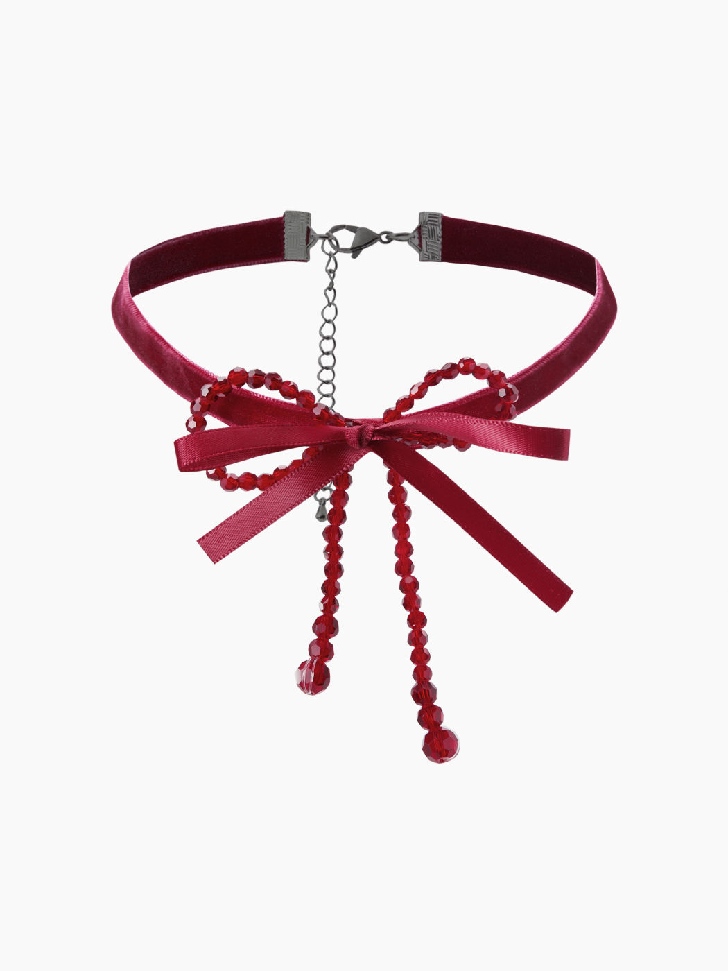 BEADED BOWKNOT CHOKER