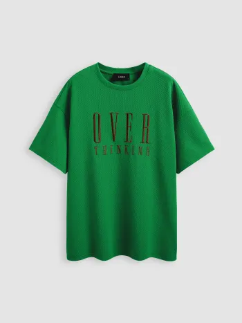 Over Thinking Oversized Graphic Tee