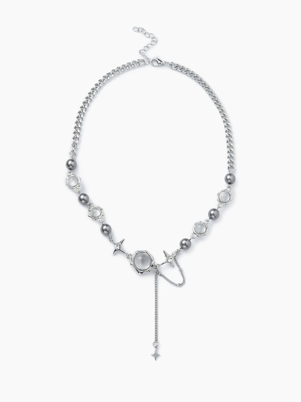GEMSTONE STAR METALLIC NECKLACE 