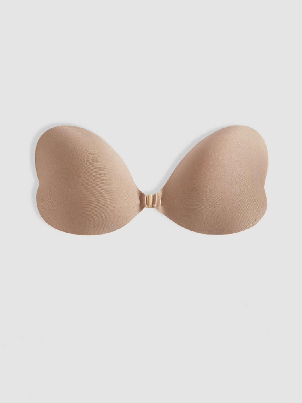 2 Reggiseni Invisibili Push Up Donna - Adesivi Senza Spalline Con Effetto Sollevante (Beige E Nero) - Foto 7