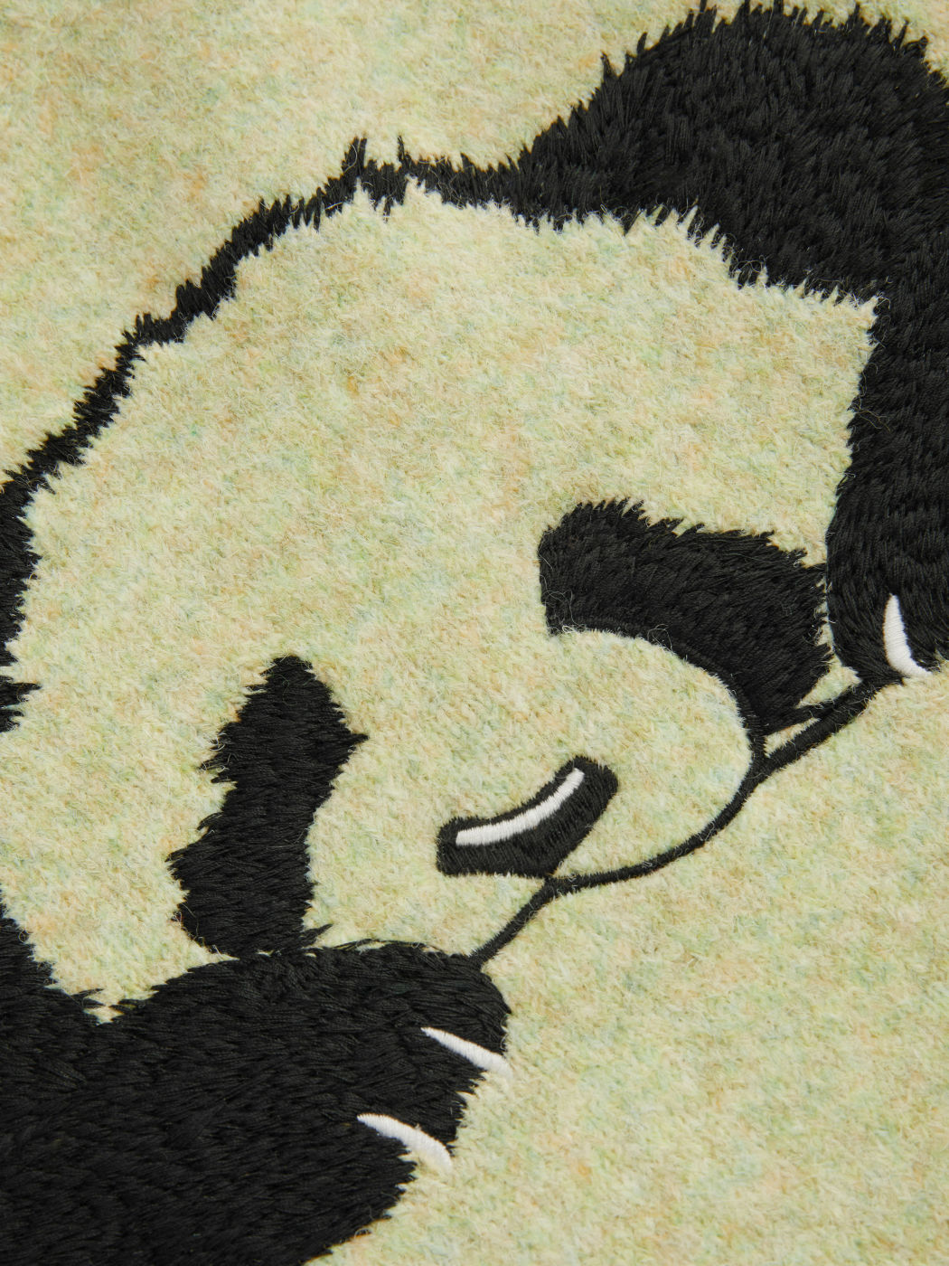Knit Round Neckline Panda Vest