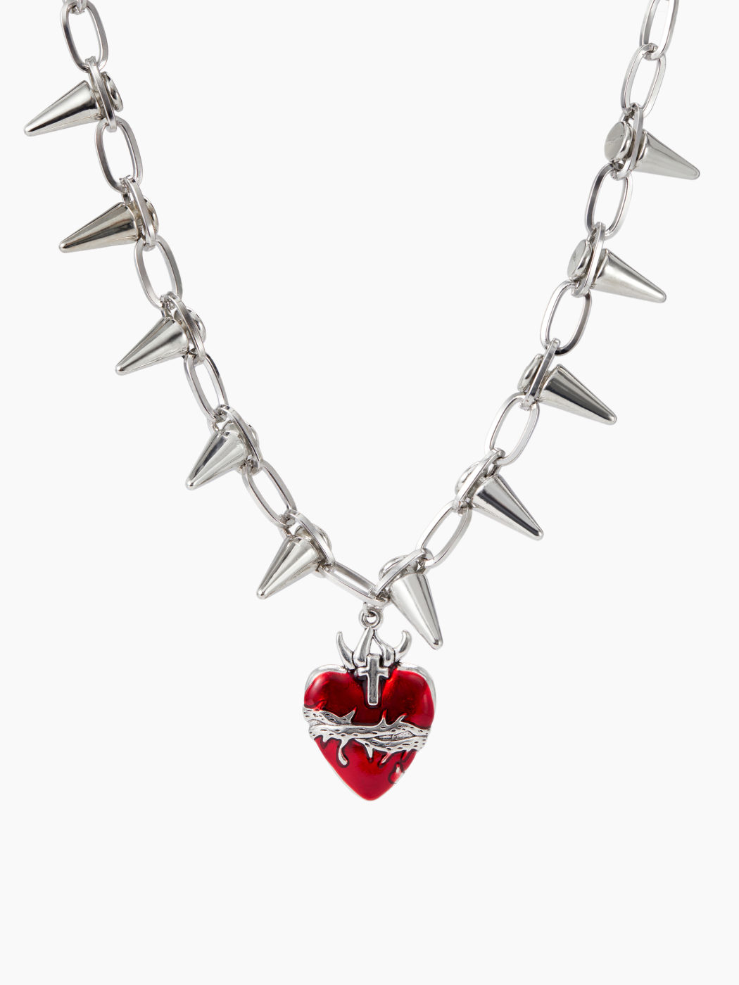 GOTHIC HEART PENDANT NECKLACE