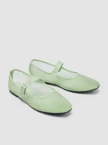 Balletcore Mesh Mary Jane Flats