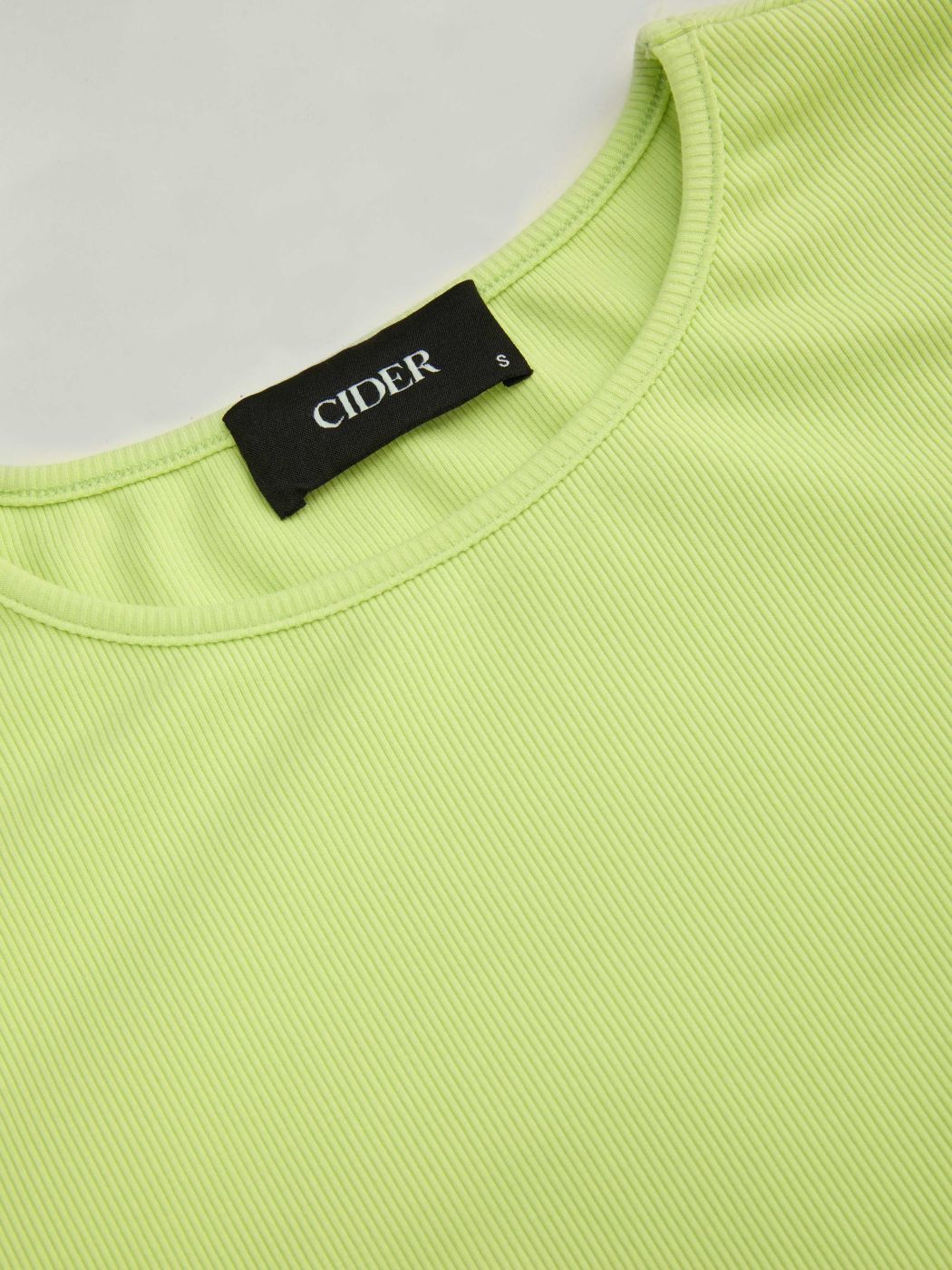 Cotton-blend Round Neckline Solid Short Sleeve Tee