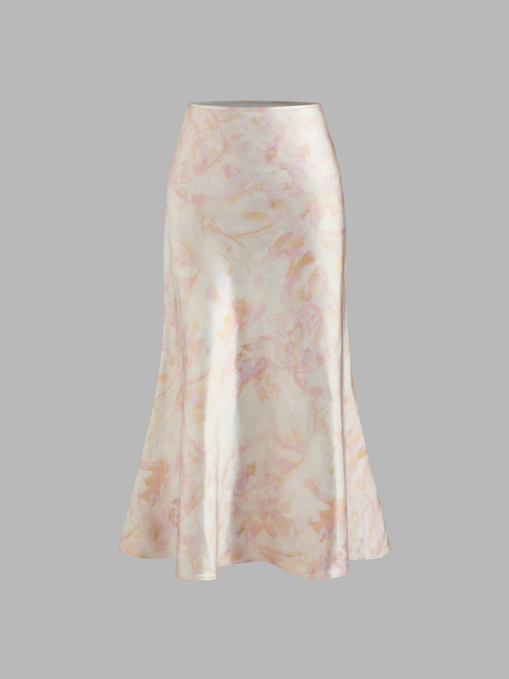 Mid Rise Floral Maxi Skirt