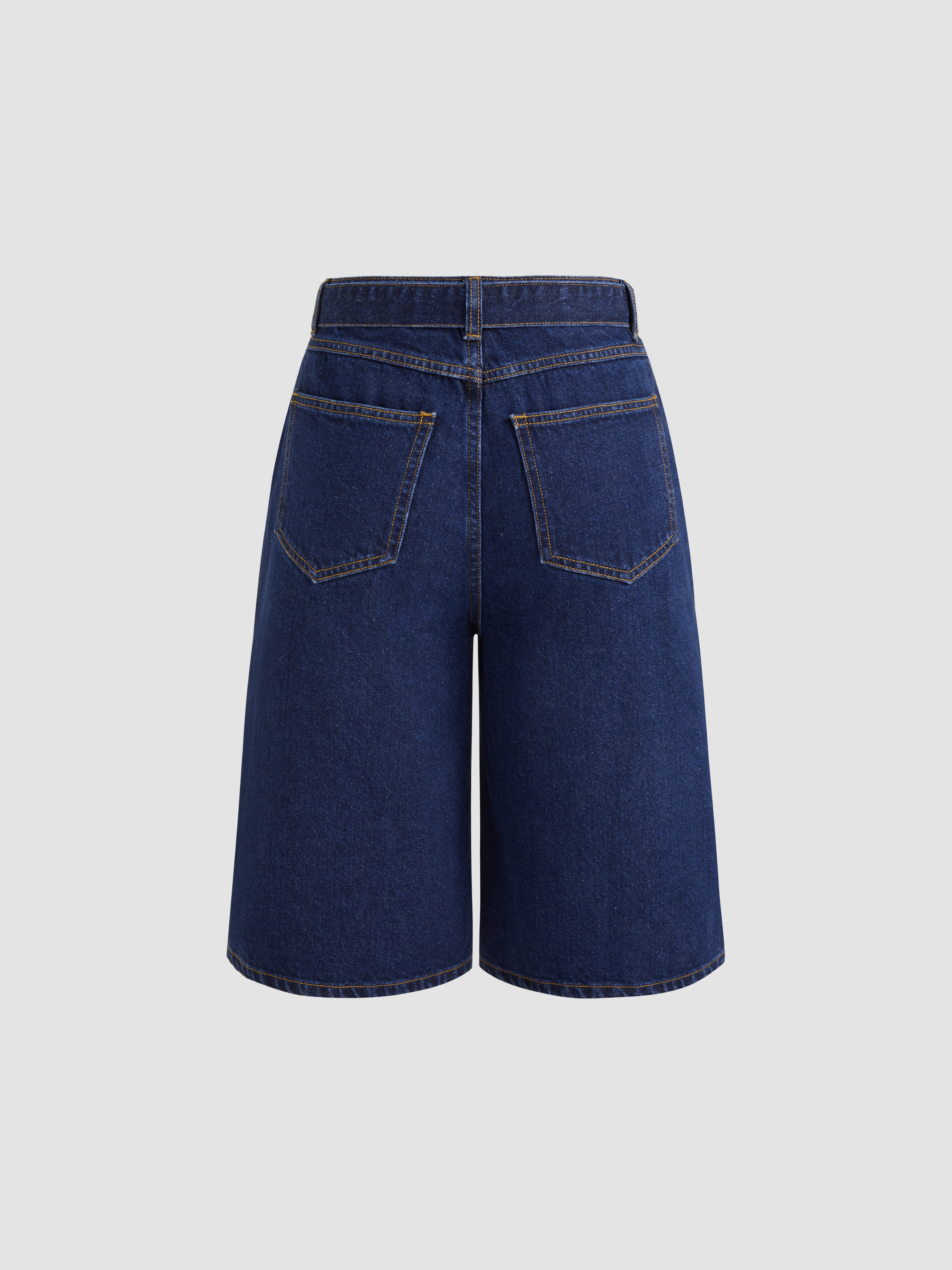 【SATIIIZ】Benser Cargo Bermuda Denim Pants SATIIIZ】Benser Cargo Bermuda Denim Pants (SATiiiZ/デニム