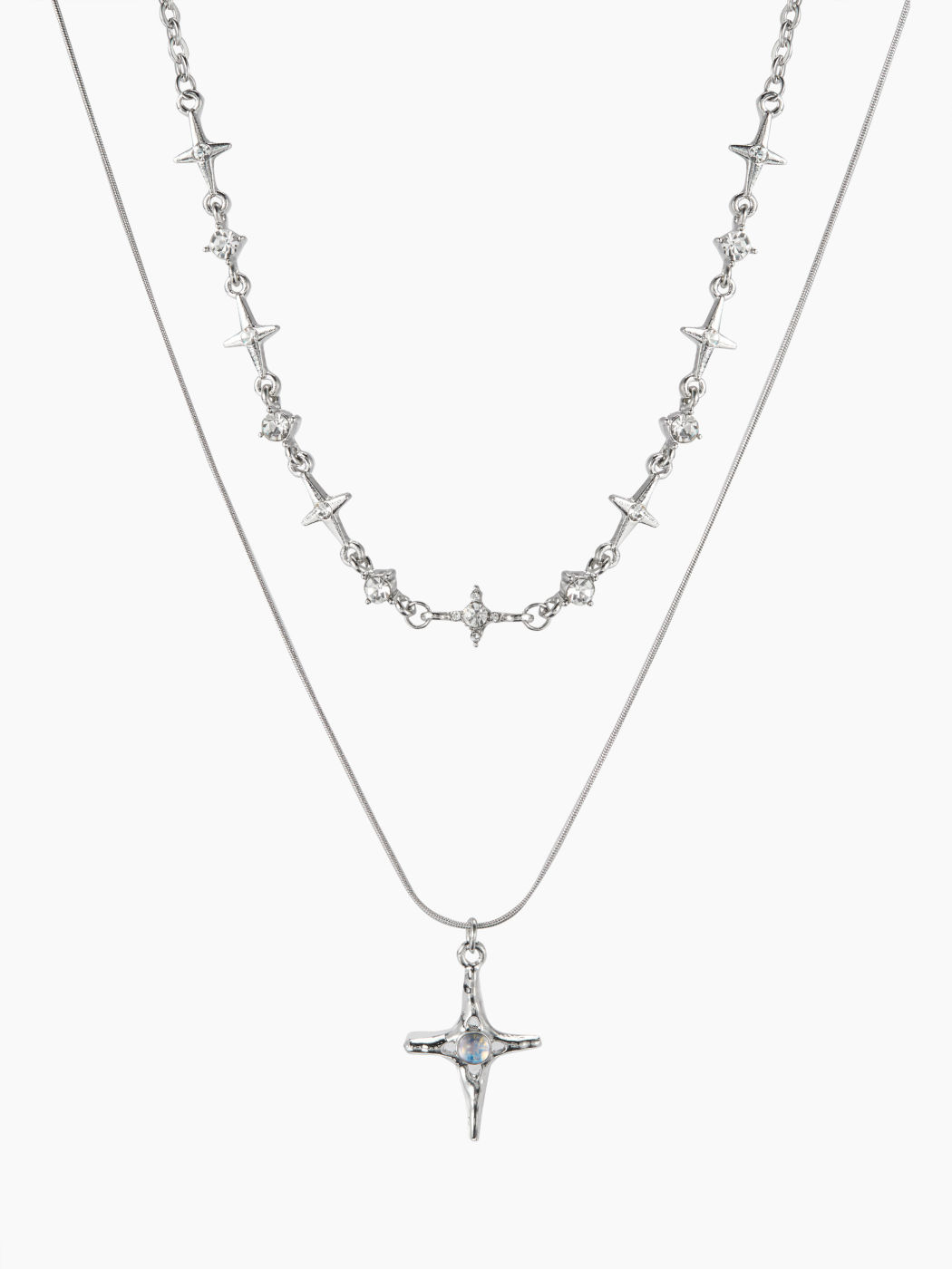 Rhinestone Stern Halskette